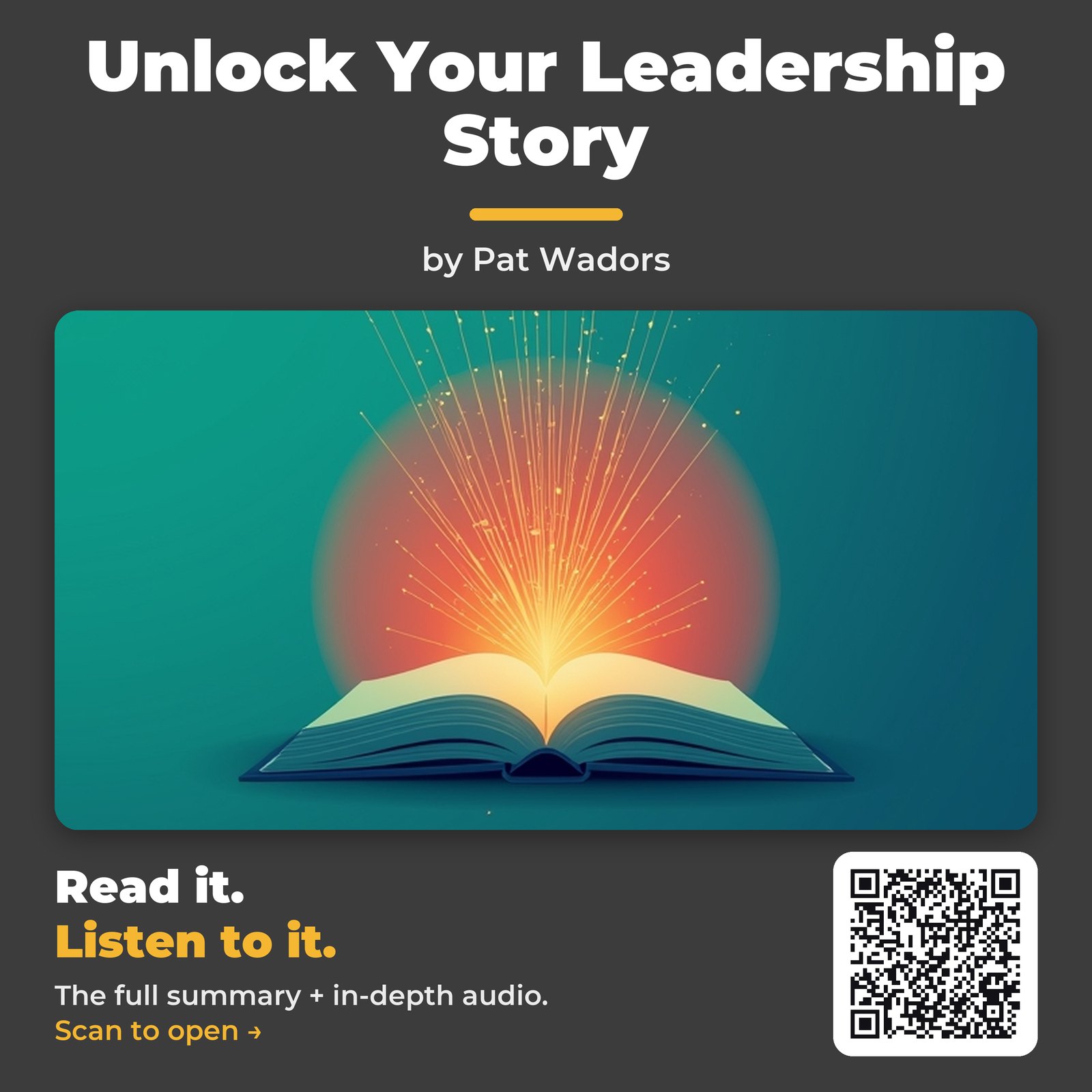 Unlock Your Leadership Story — cover