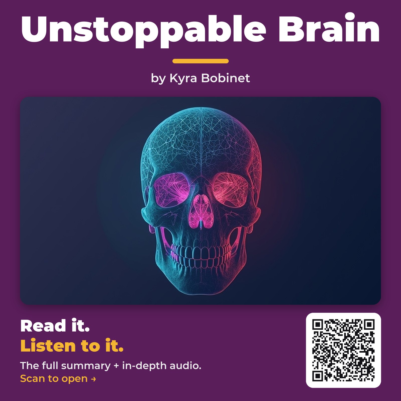 Unstoppable Brain — cover