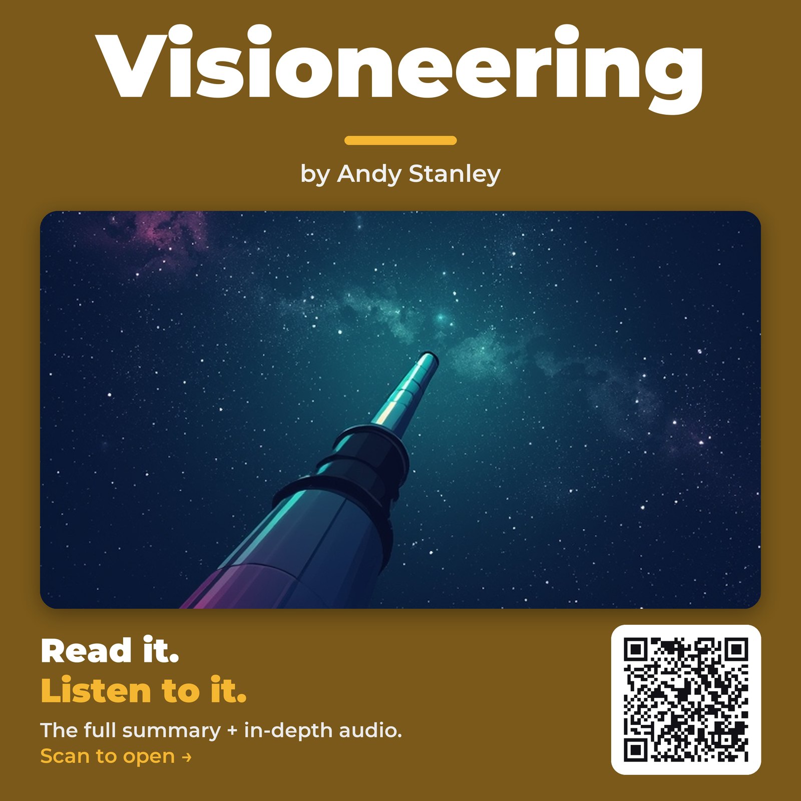 Visioneering — cover