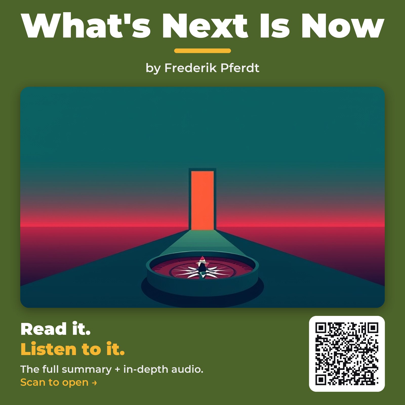 What’s Next Is Now by Frederik Pferdt – Book Summary