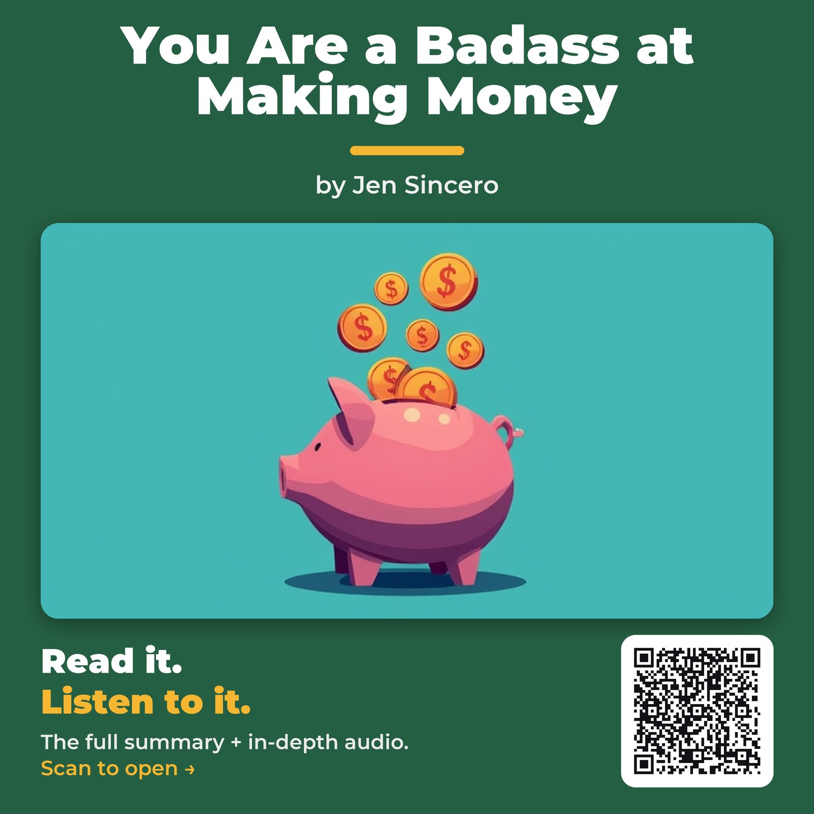 You Are a Badass at Making Money — cover