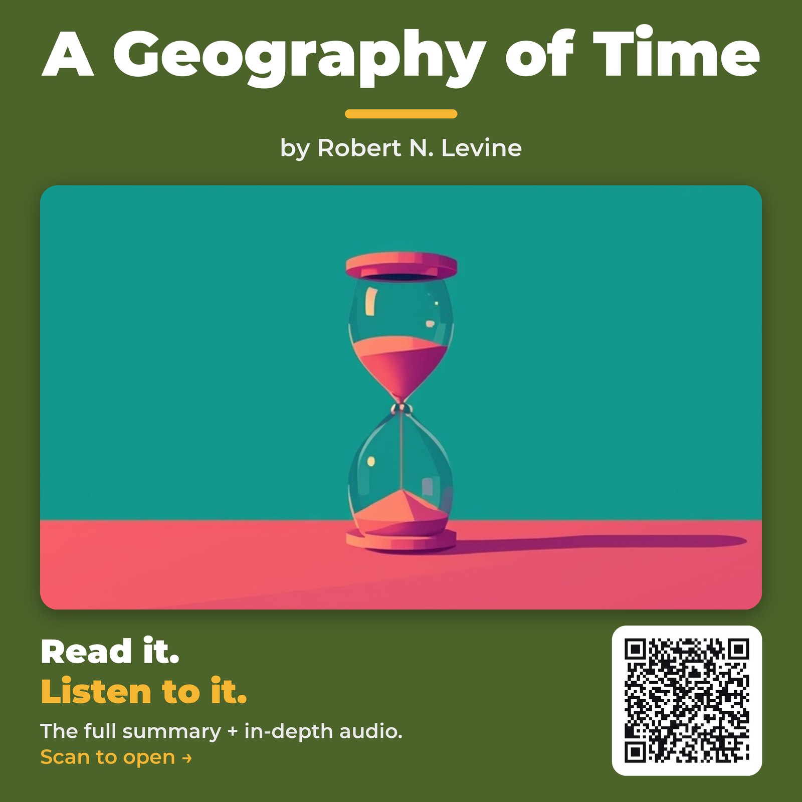 A Geography of Time by Robert N. Levine – Book Summary