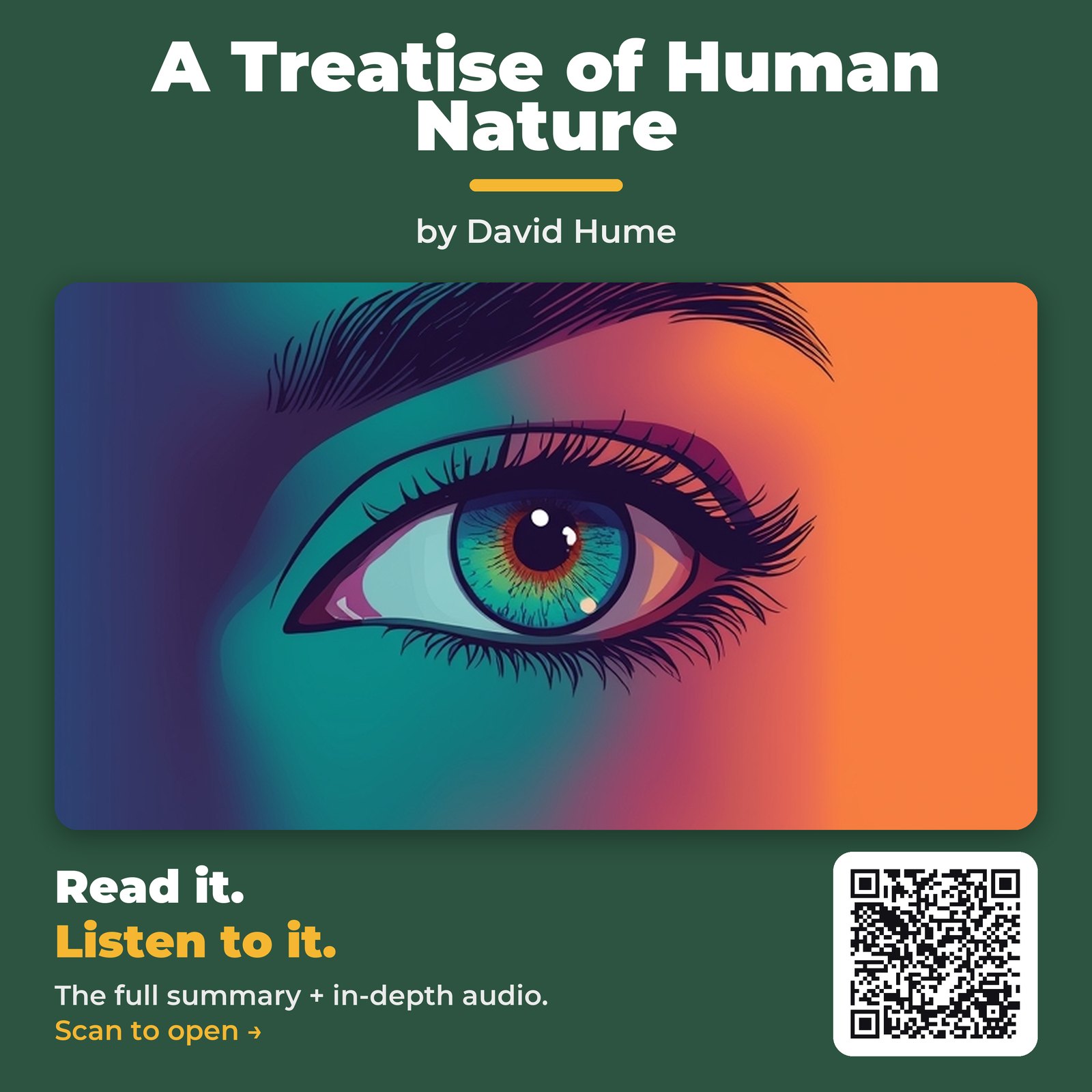 A Treatise of Human Nature by David Hume – Book Summary