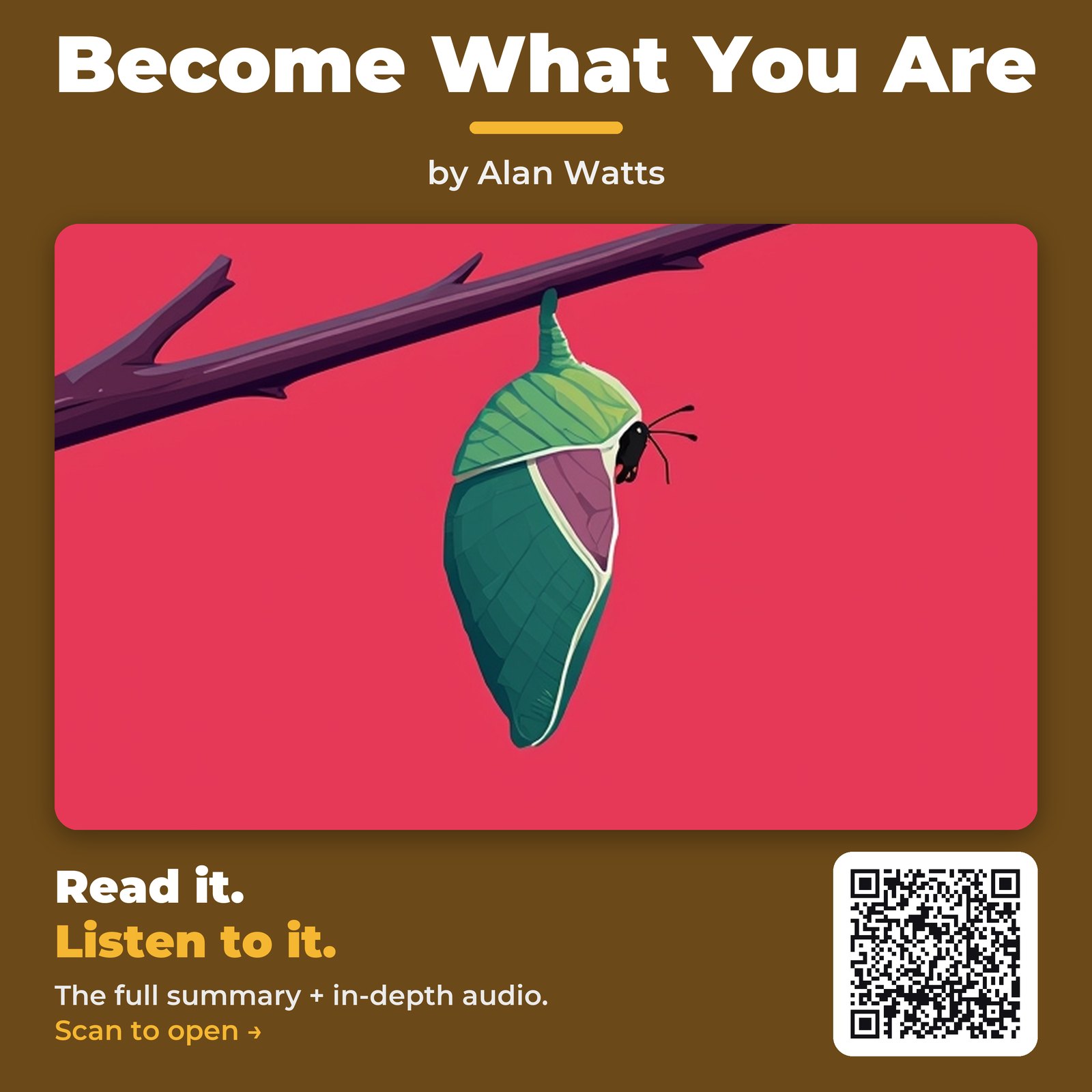 Become What You Are by Alan Watts – Book Summary