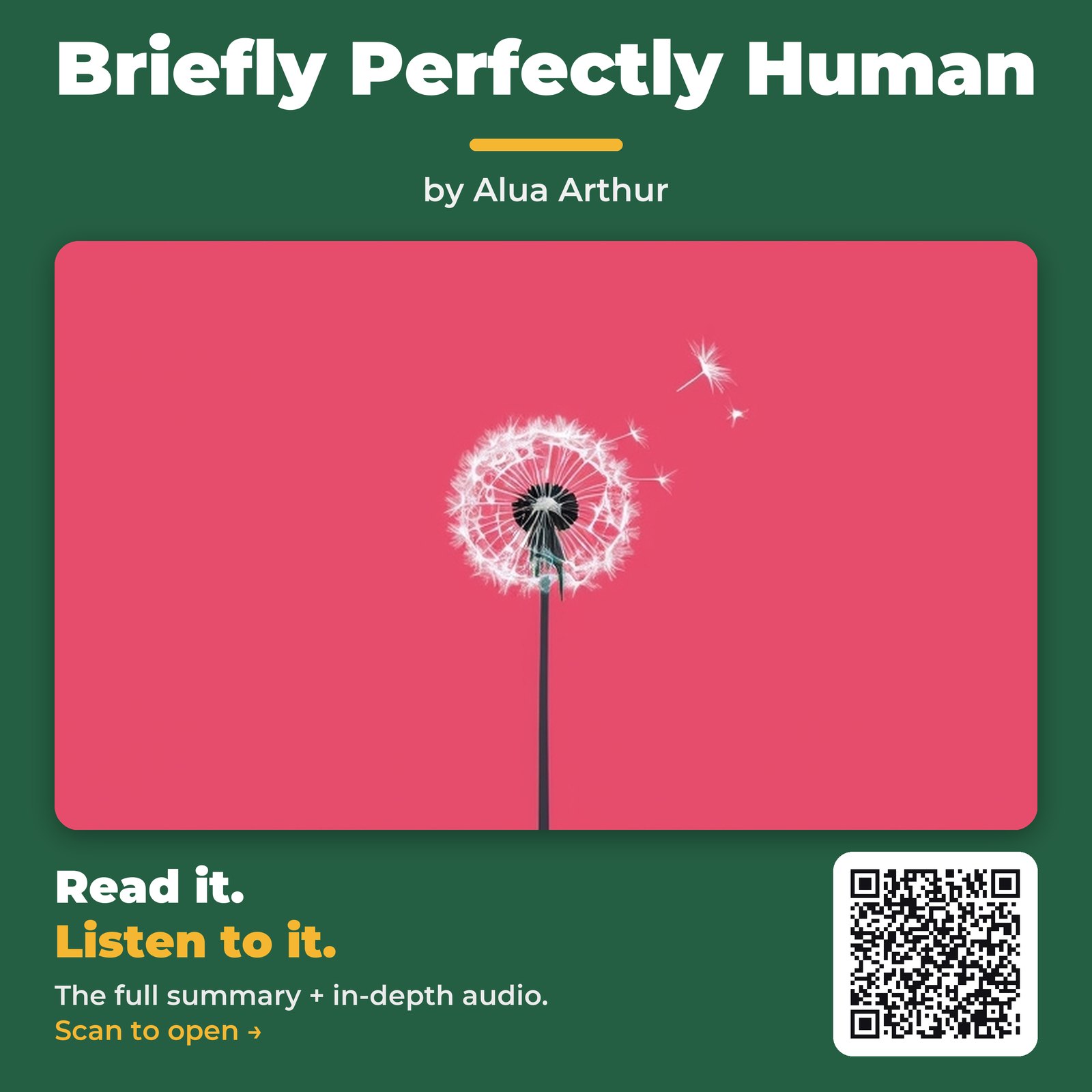 Briefly Perfectly Human by Alua Arthur – Book Summary