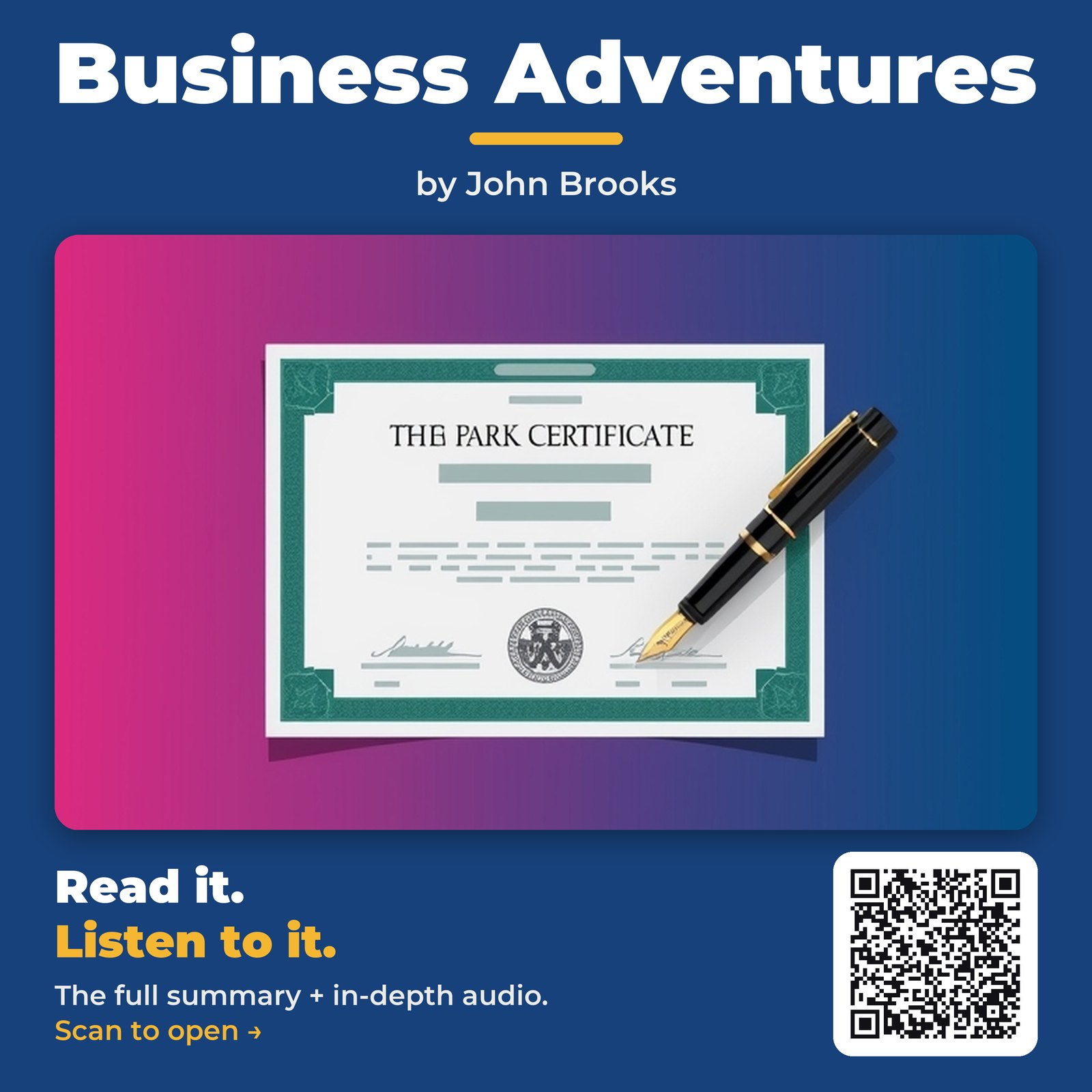 Business Adventures by John Brooks – Book Summary