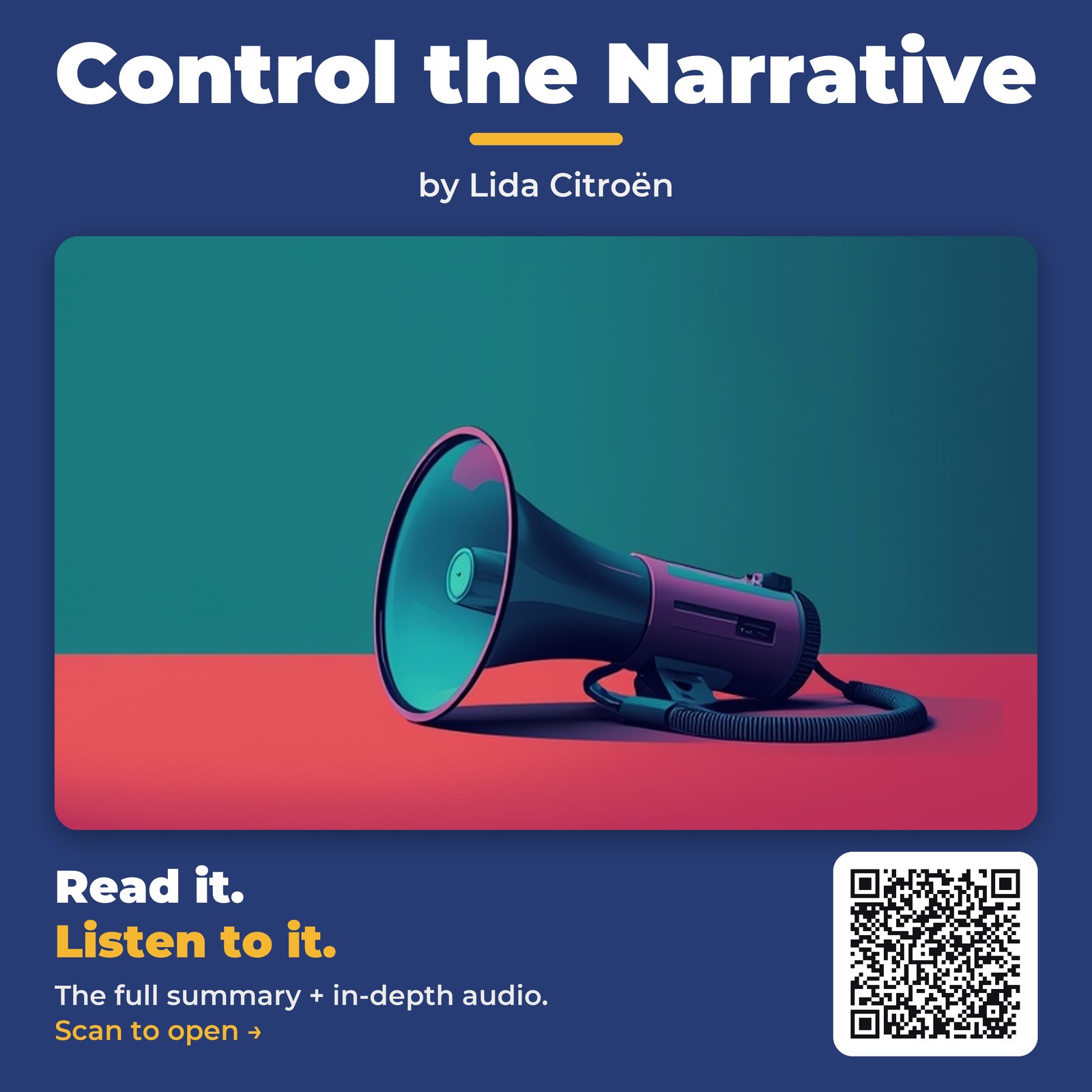 Control the Narrative by Lida Citroën – Book Summary