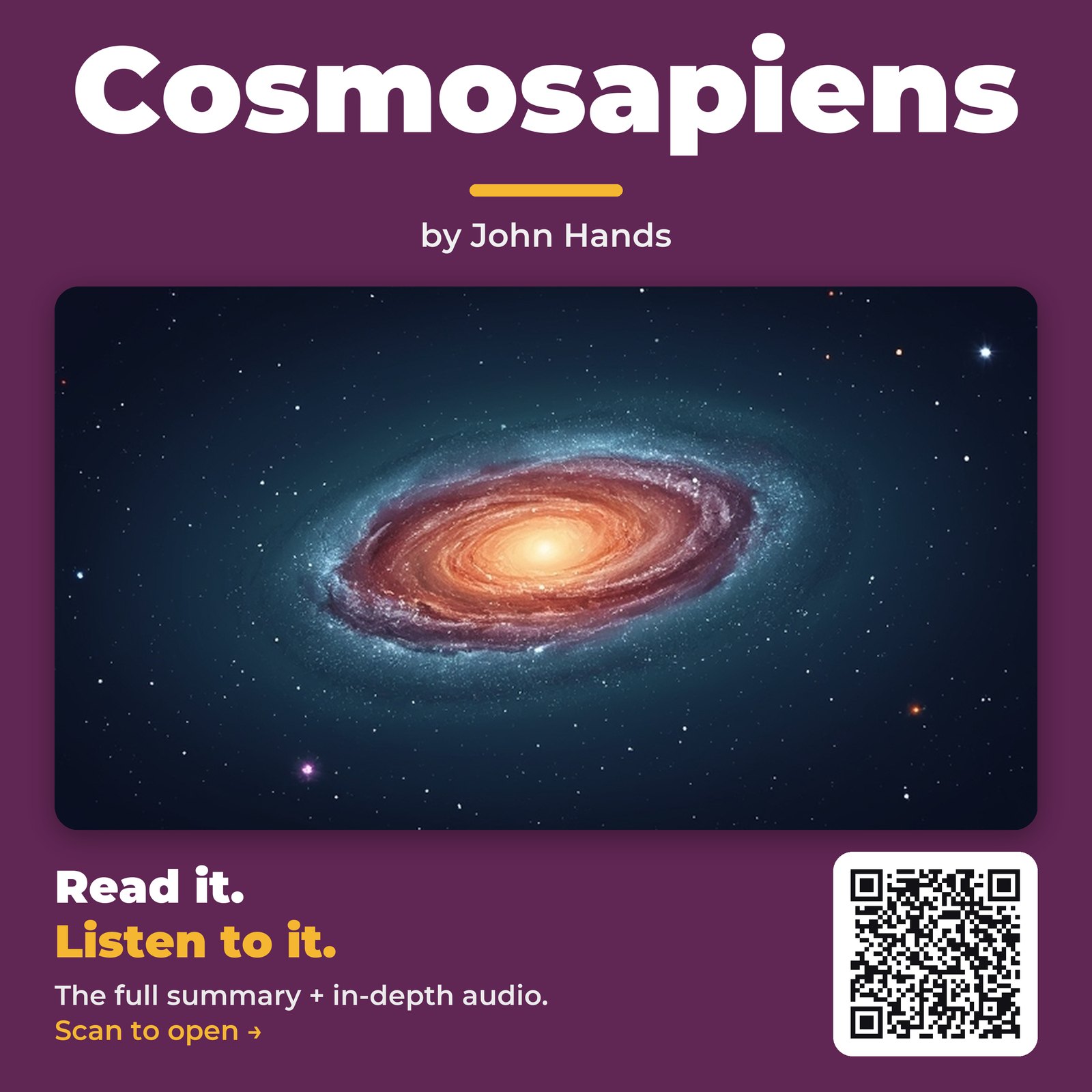 Cosmosapiens by John Hands – Book Summary