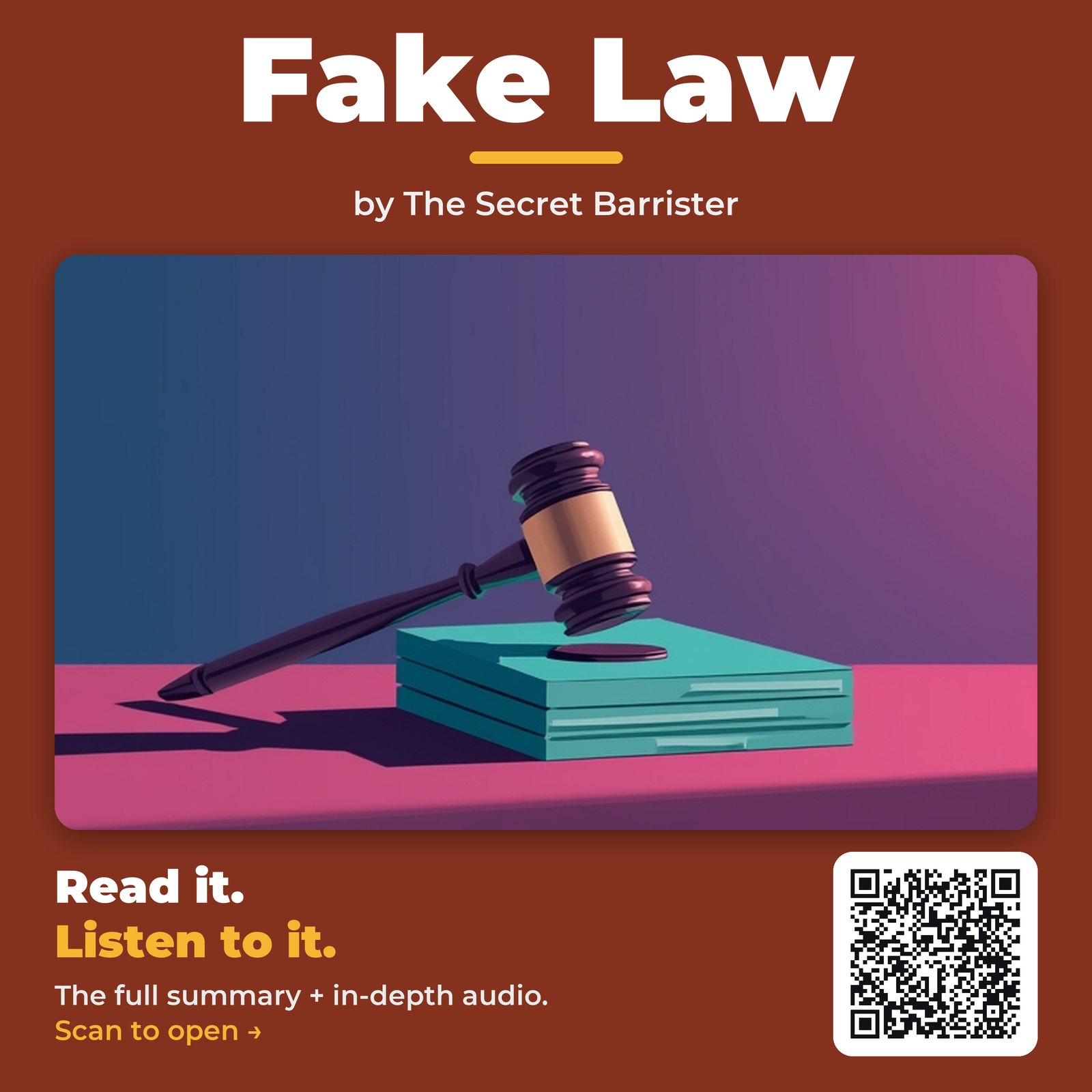 Fake Law by The Secret Barrister – Book Summary