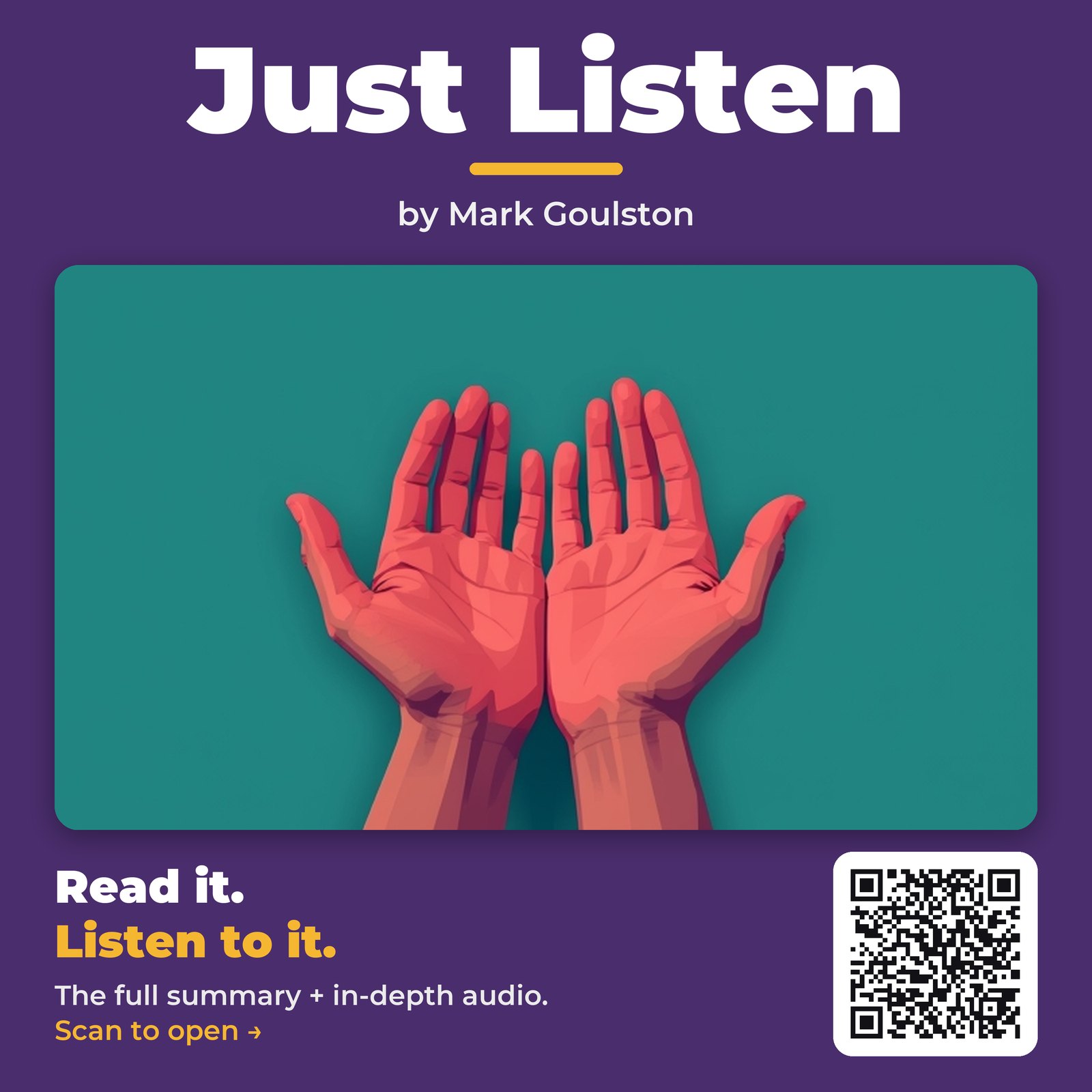 Just Listen by Mark Goulston – Book Summary