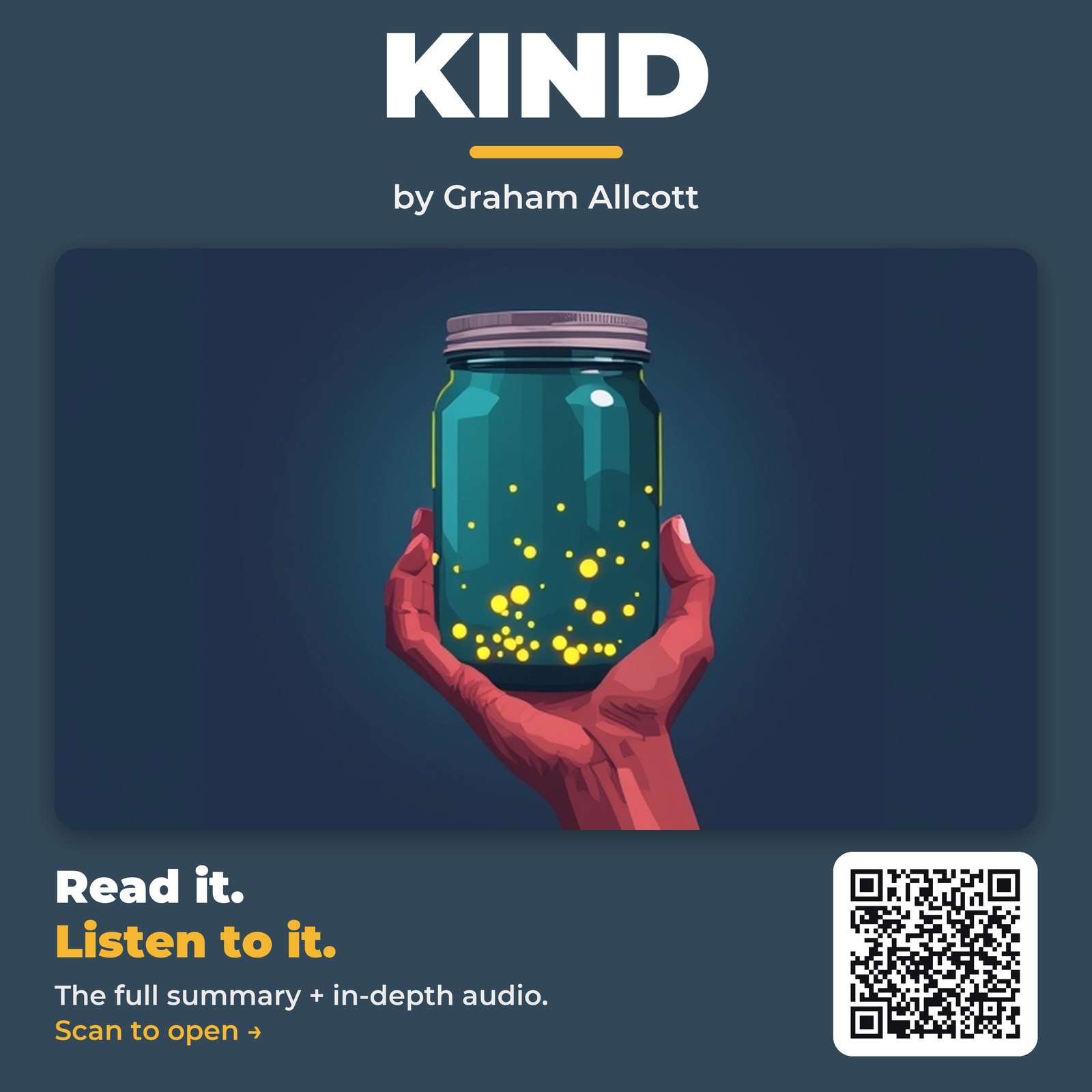 KIND by Graham Allcott – Book Summary