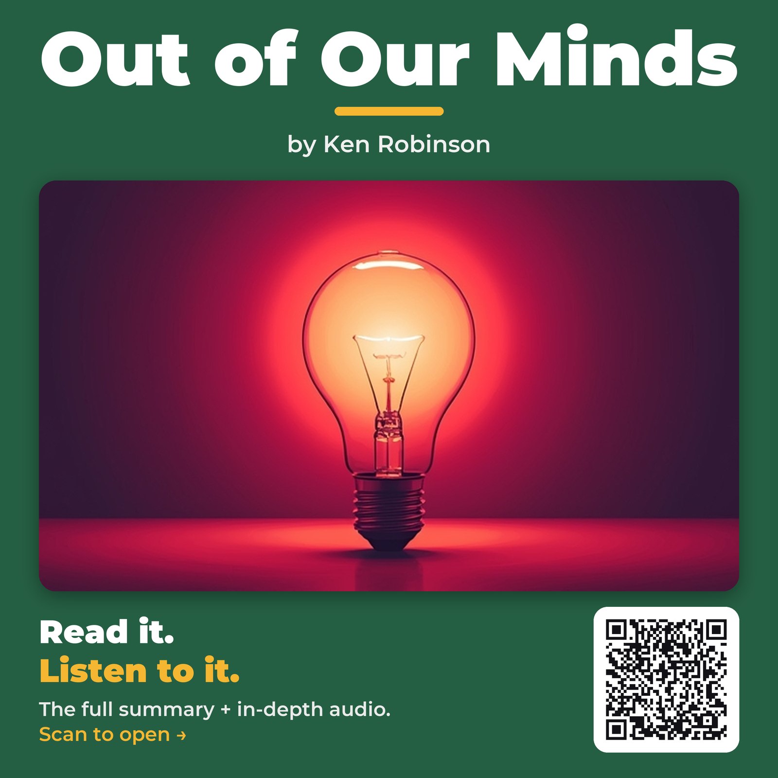Out of Our Minds by Ken Robinson – Book Summary