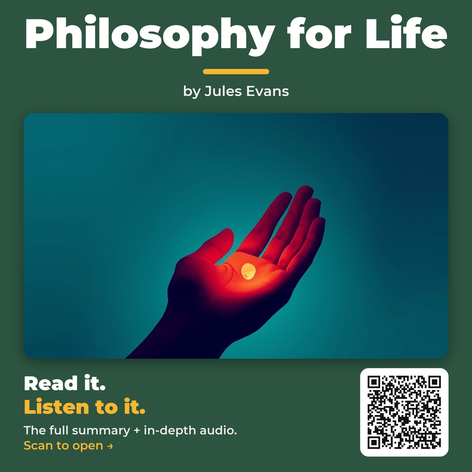 Philosophy for Life — cover