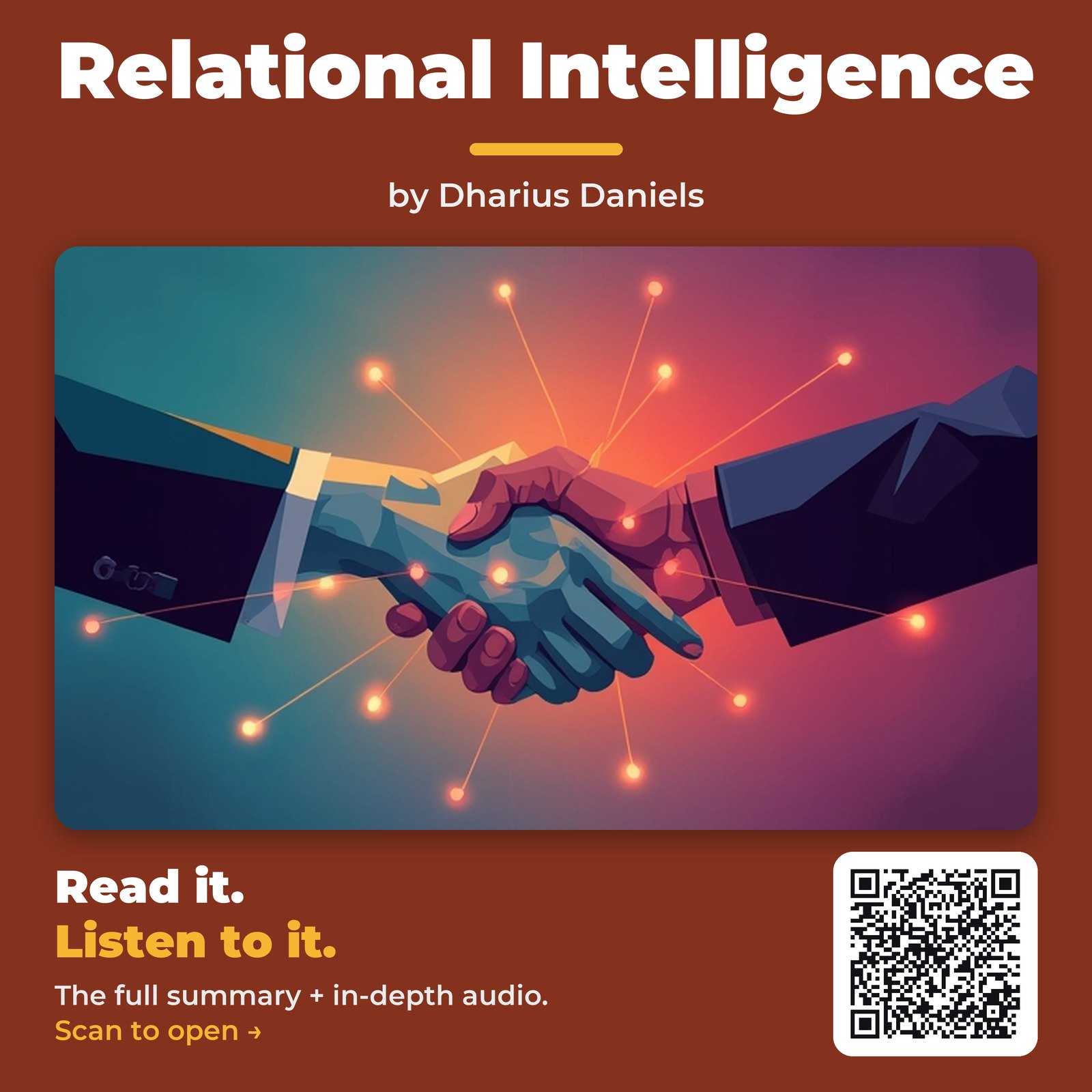Relational Intelligence by Dharius Daniels – Book Summary