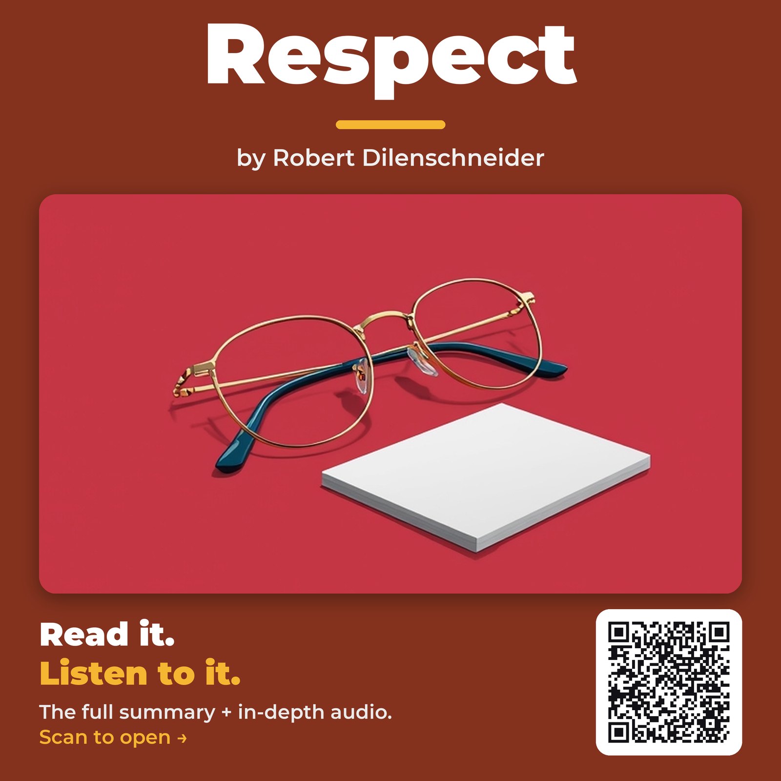 Respect by Robert Dilenschneider – Book Summary