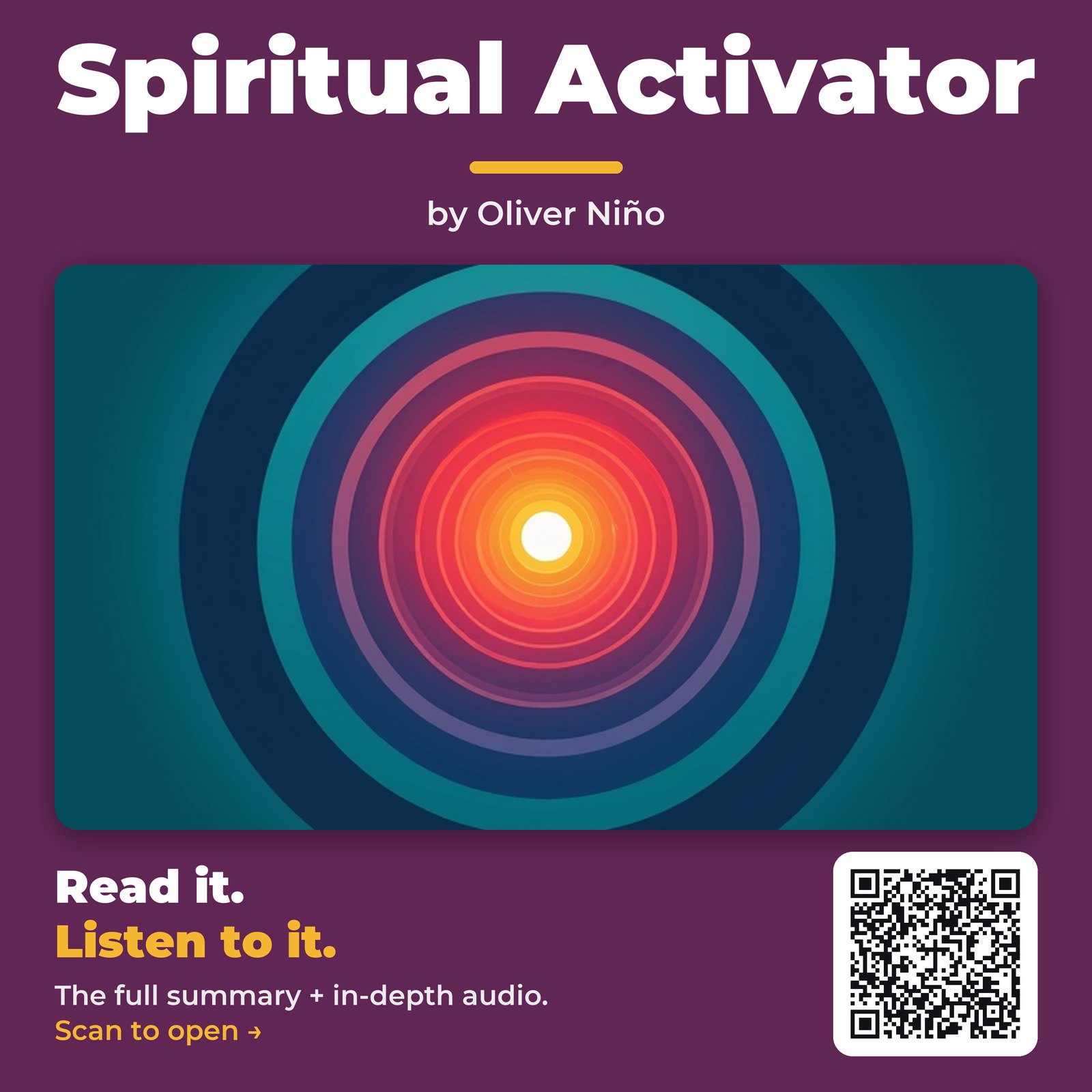 Spiritual Activator by Oliver Niño – Book Summary