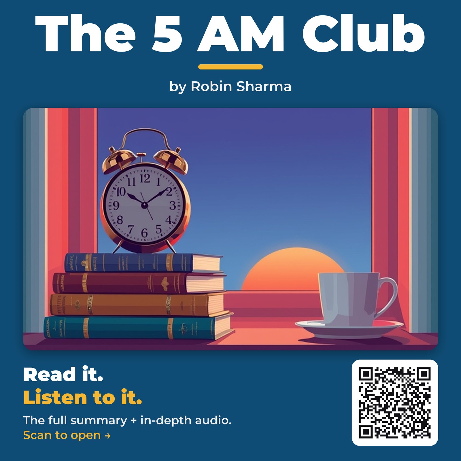 The 5 AM Club by Robin Sharma – Book Summary