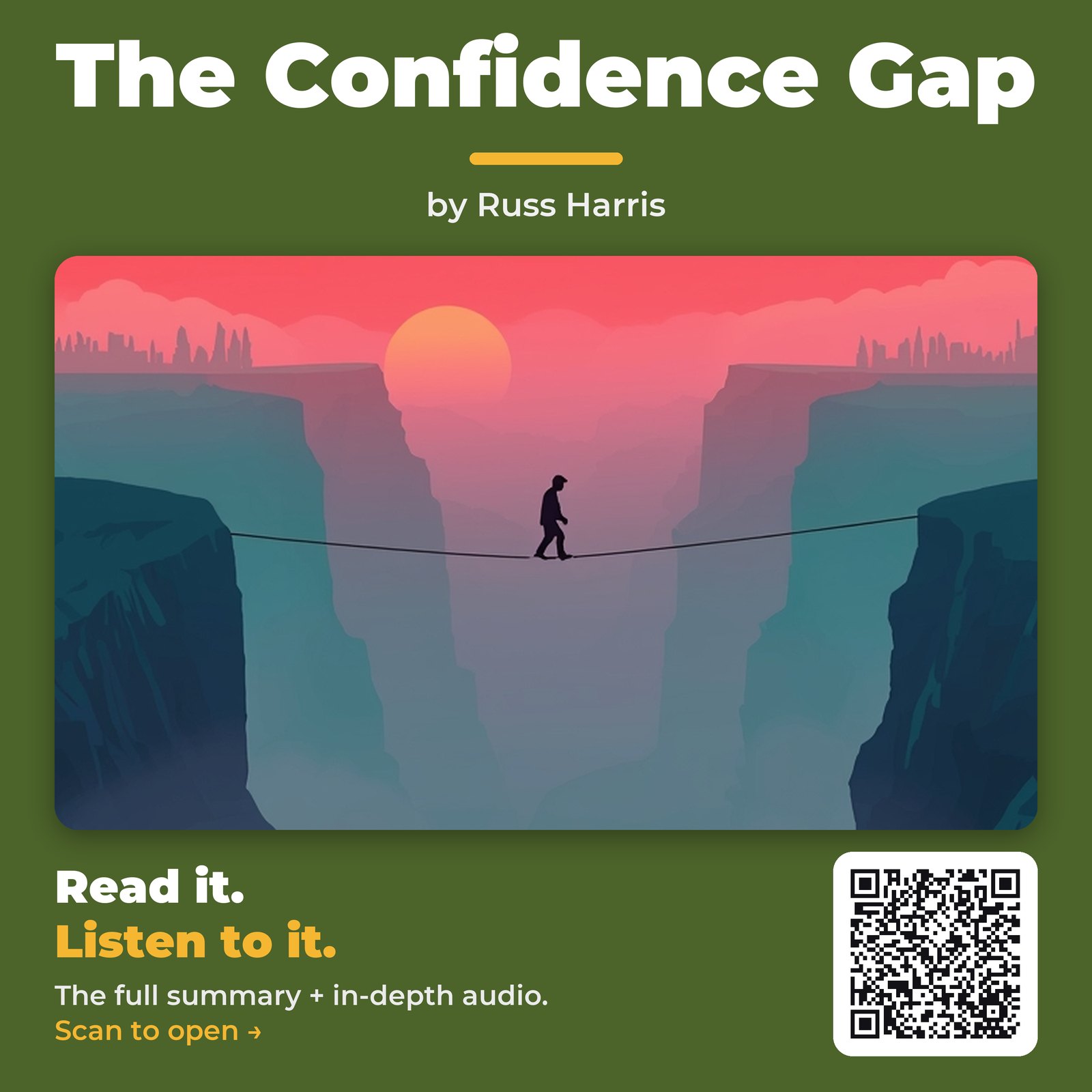 The Confidence Gap by Russ Harris – Book Summary
