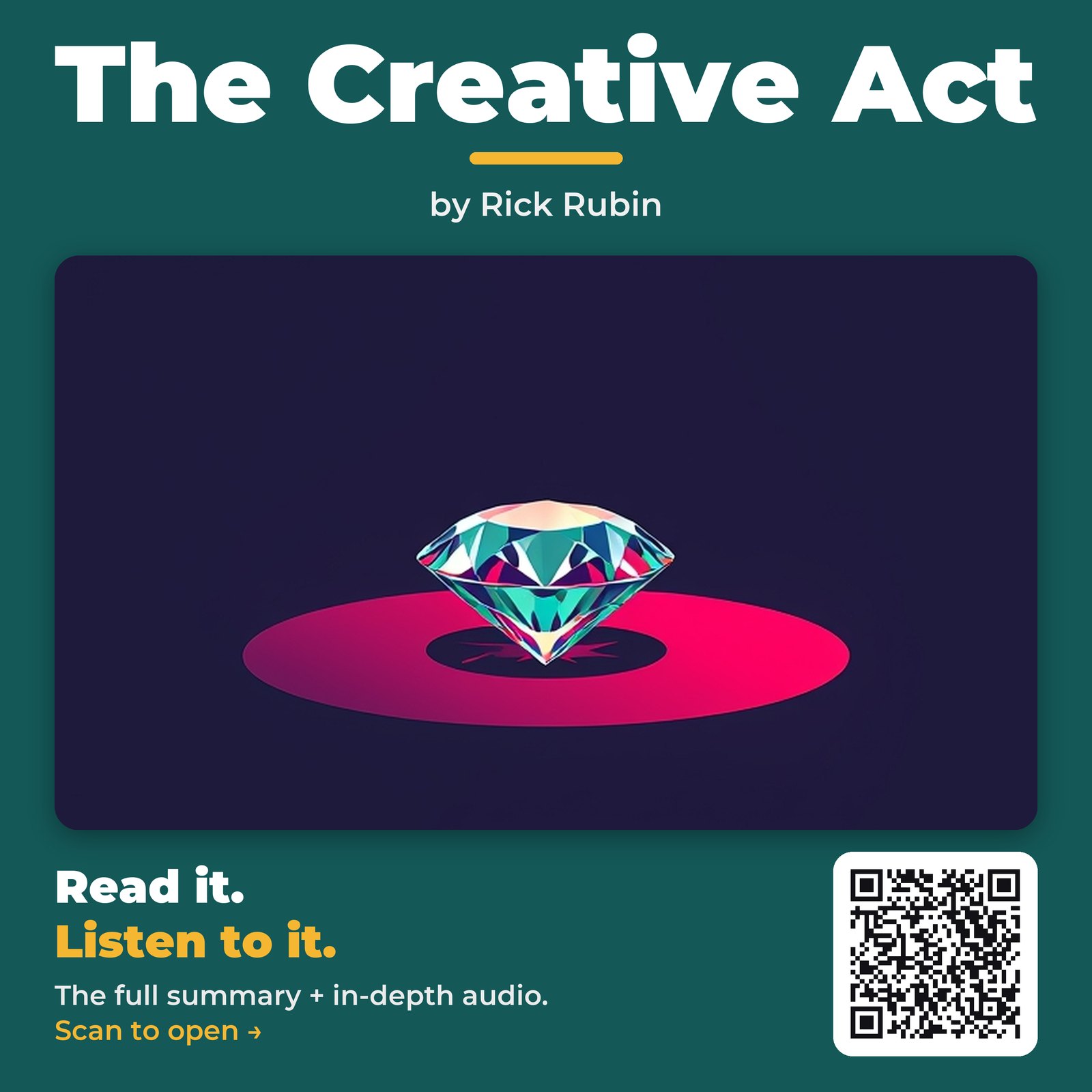 The Creative Act by Rick Rubin – Book Summary