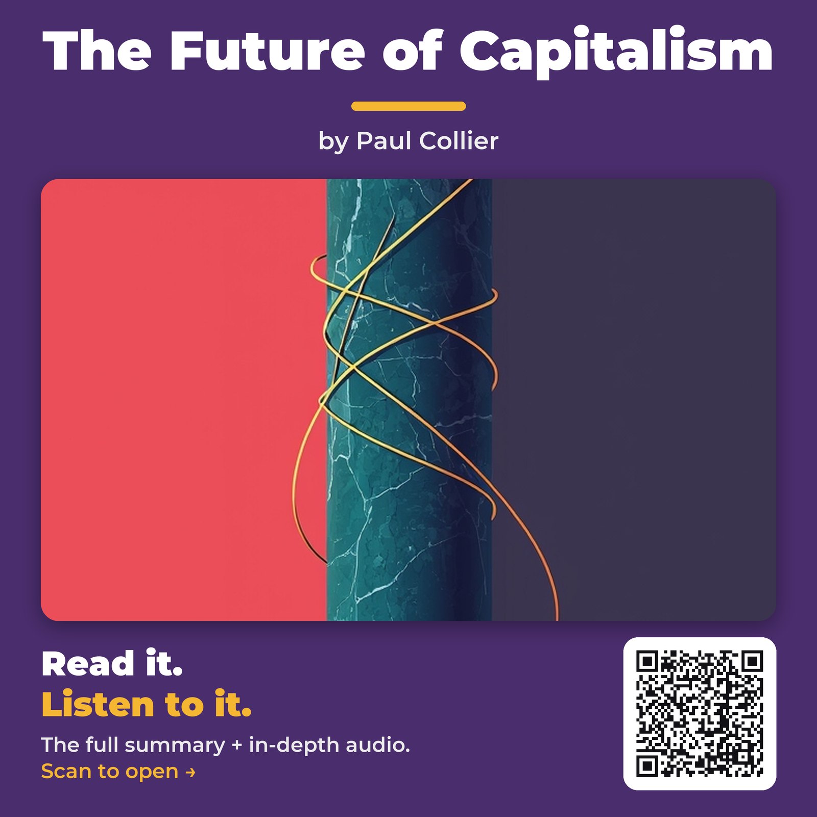 The Future of Capitalism by Paul Collier – Book Summary