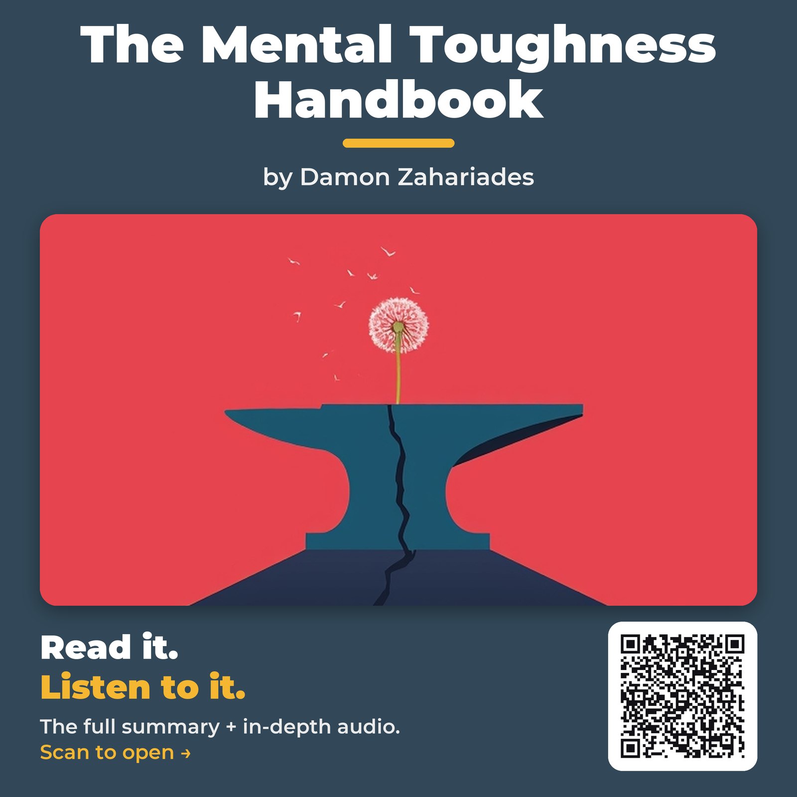 The Mental Toughness Handbook by Damon Zahariades – Book Summary