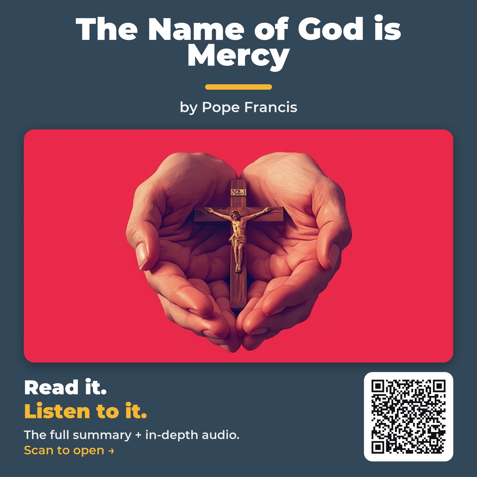 The Name of God is Mercy — cover