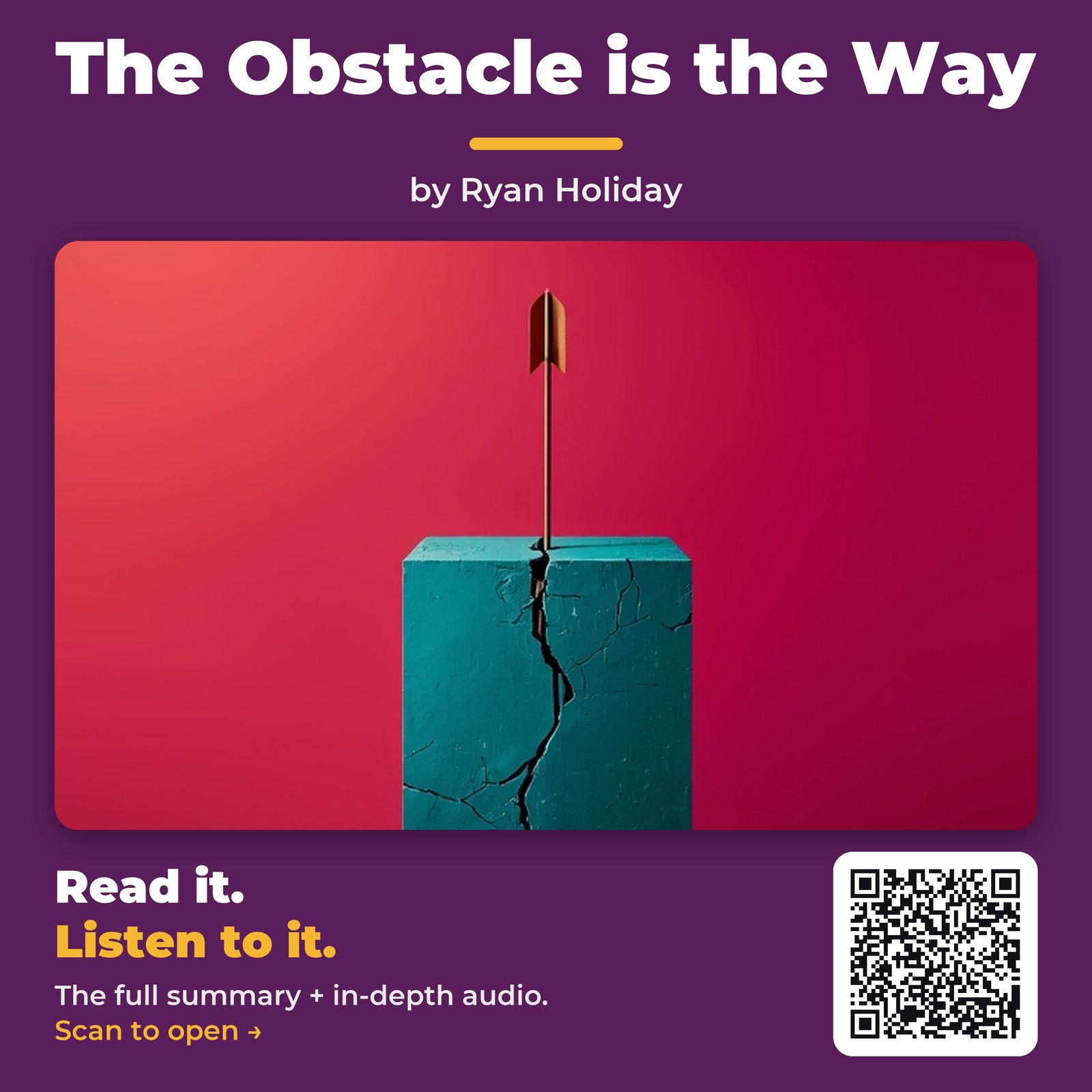 The Obstacle is the Way by Ryan Holiday – Book Summary