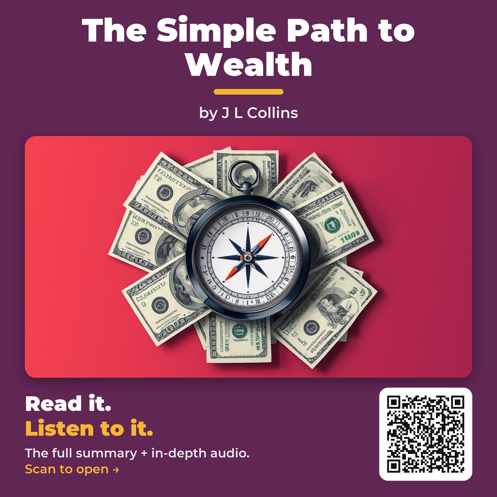 The Simple Path to Wealth by J L Collins – Book Summary