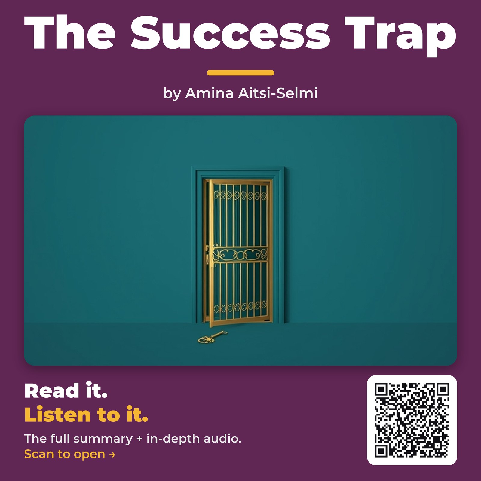 The Success Trap by Amina Aitsi-Selmi – Book Summary