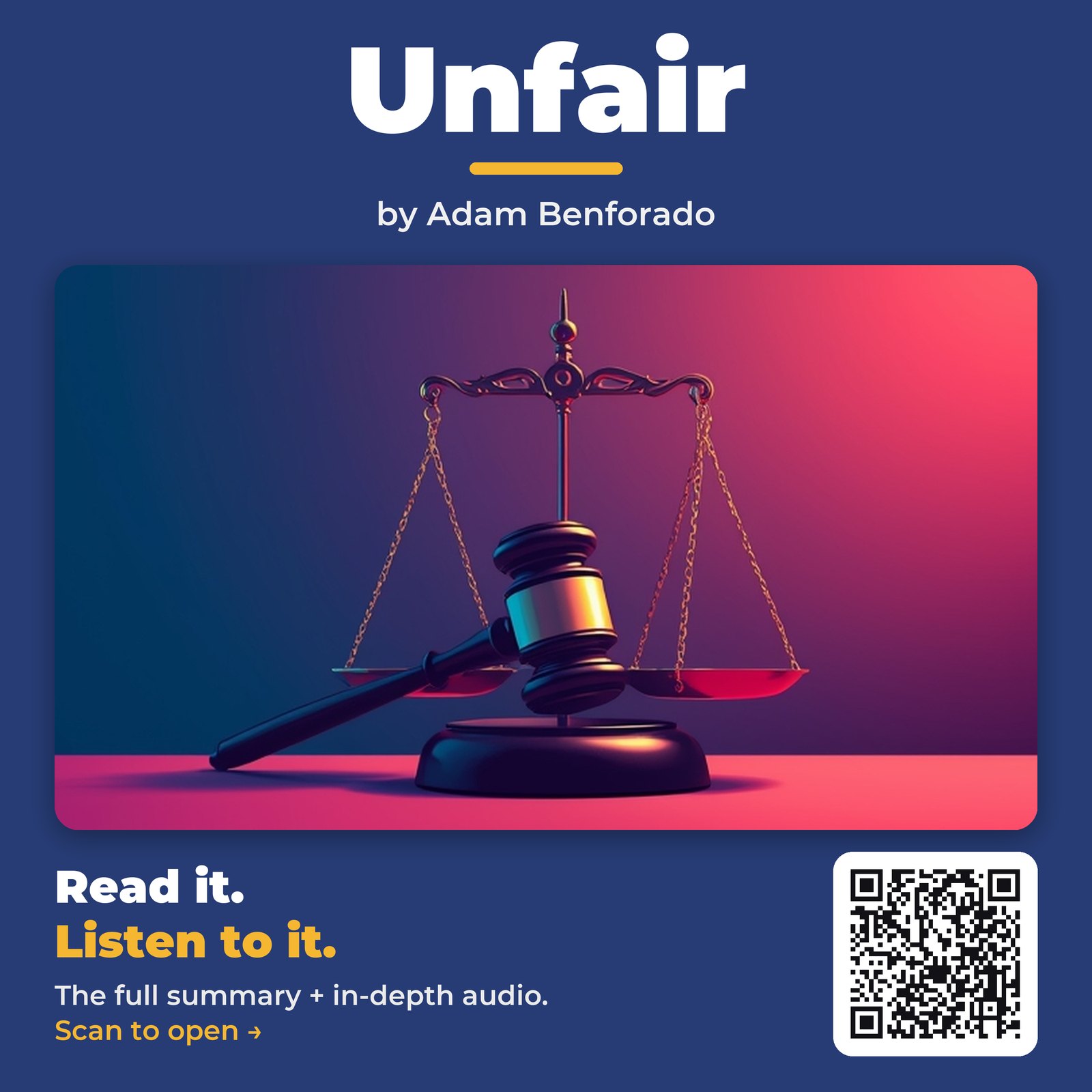 Unfair by Adam Benforado – Book Summary