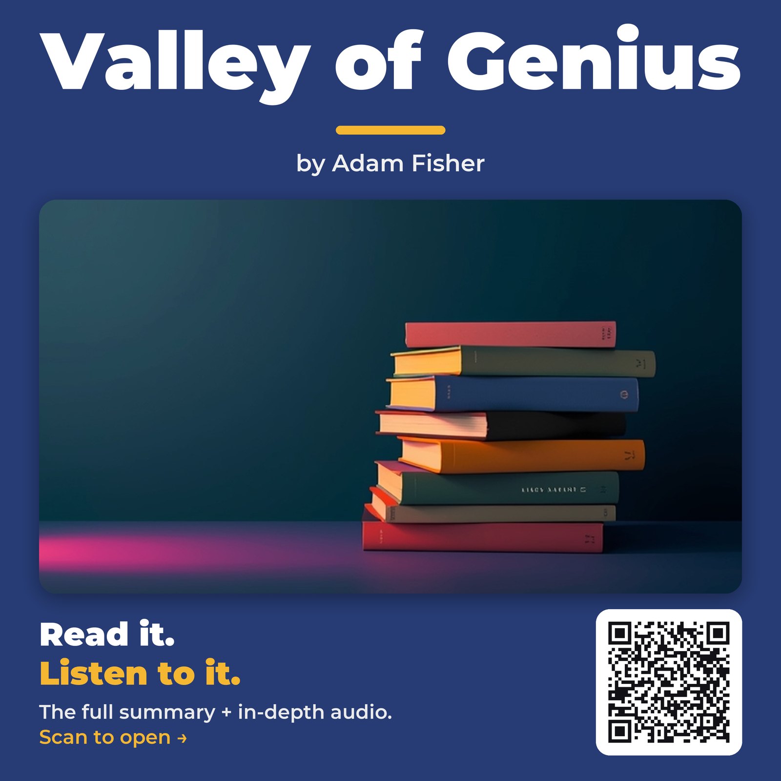 Valley of Genius — cover