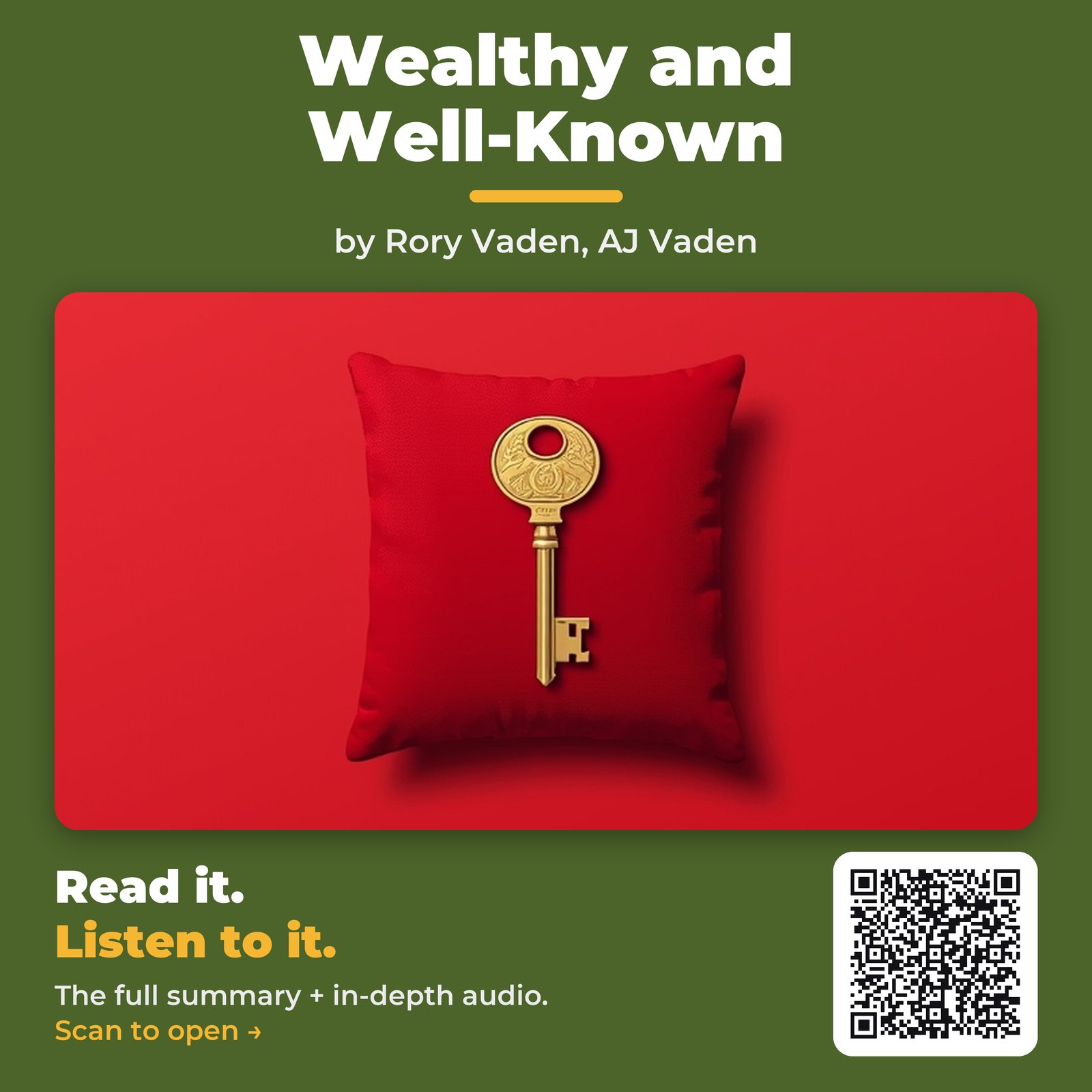 Wealthy and Well-Known by Rory Vaden, AJ Vaden – Book Summary