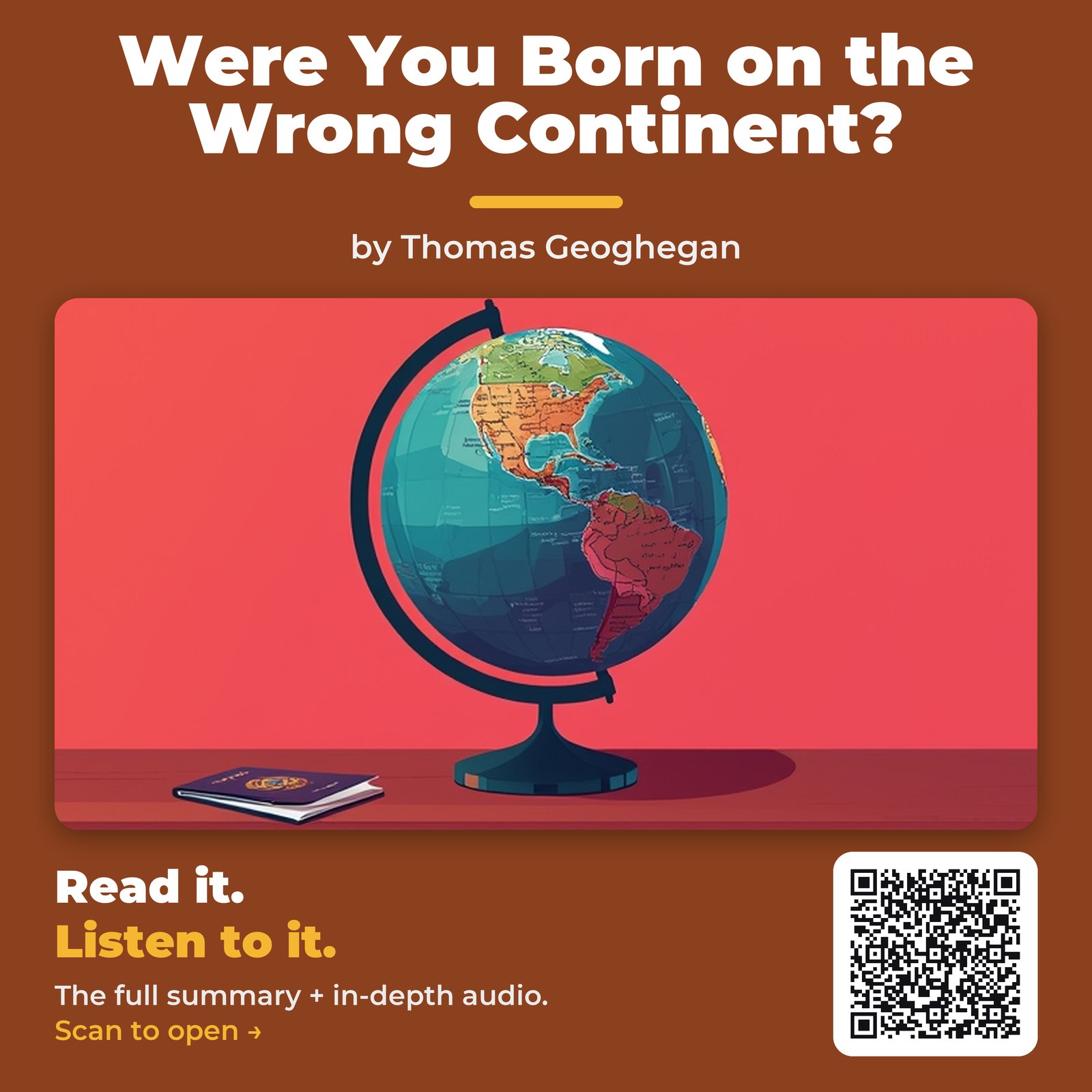 Were You Born on the Wrong Continent? by Thomas Geoghegan – Book Summary