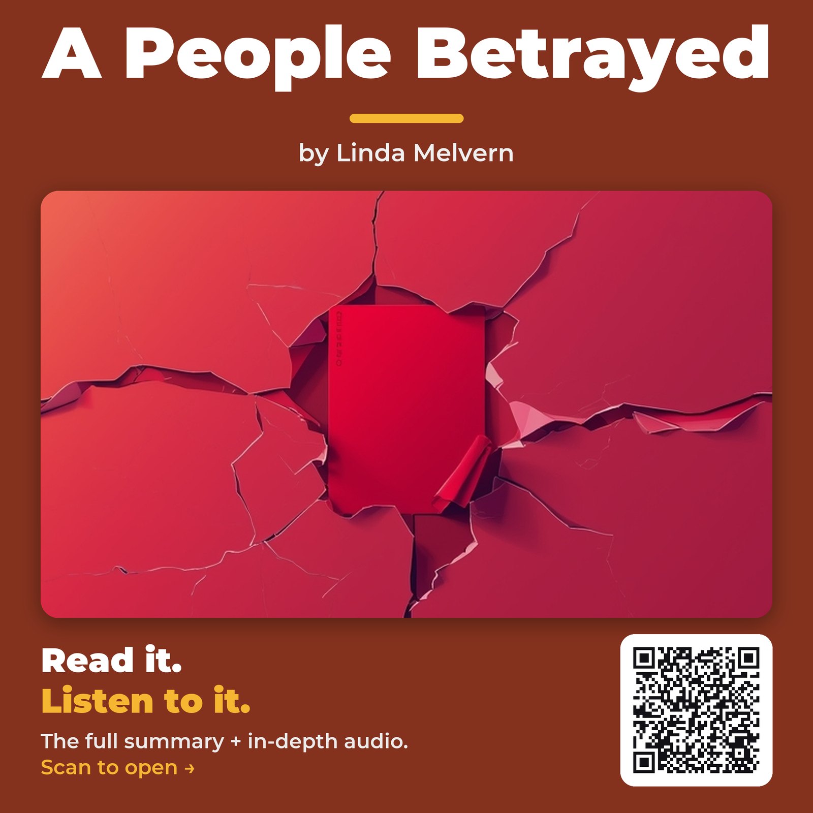 A People Betrayed by Linda Melvern – Book Summary
