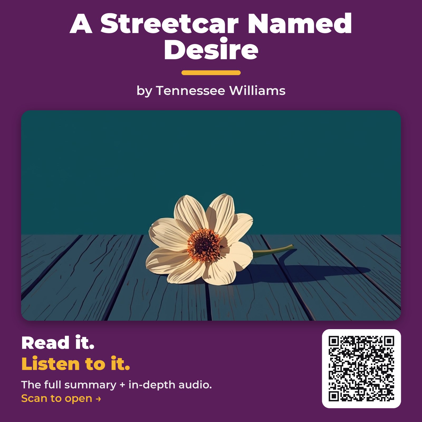 A Streetcar Named Desire by Tennessee Williams – Book Summary