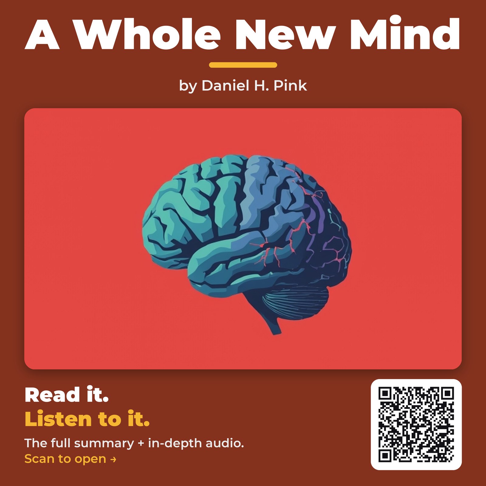 A Whole New Mind by Daniel H. Pink – Book Summary