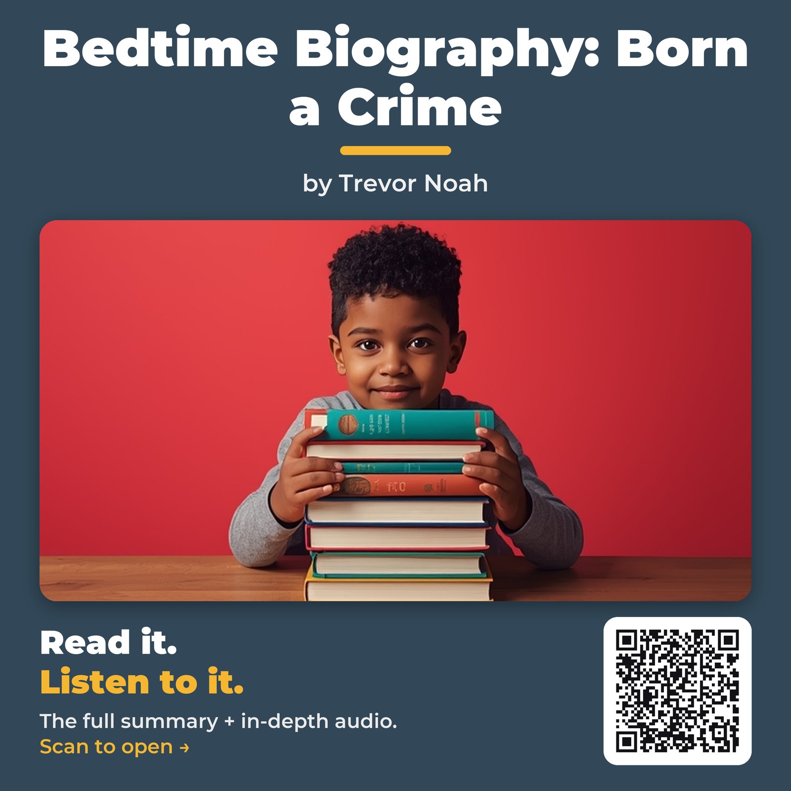Bedtime Biography: Born a Crime — cover