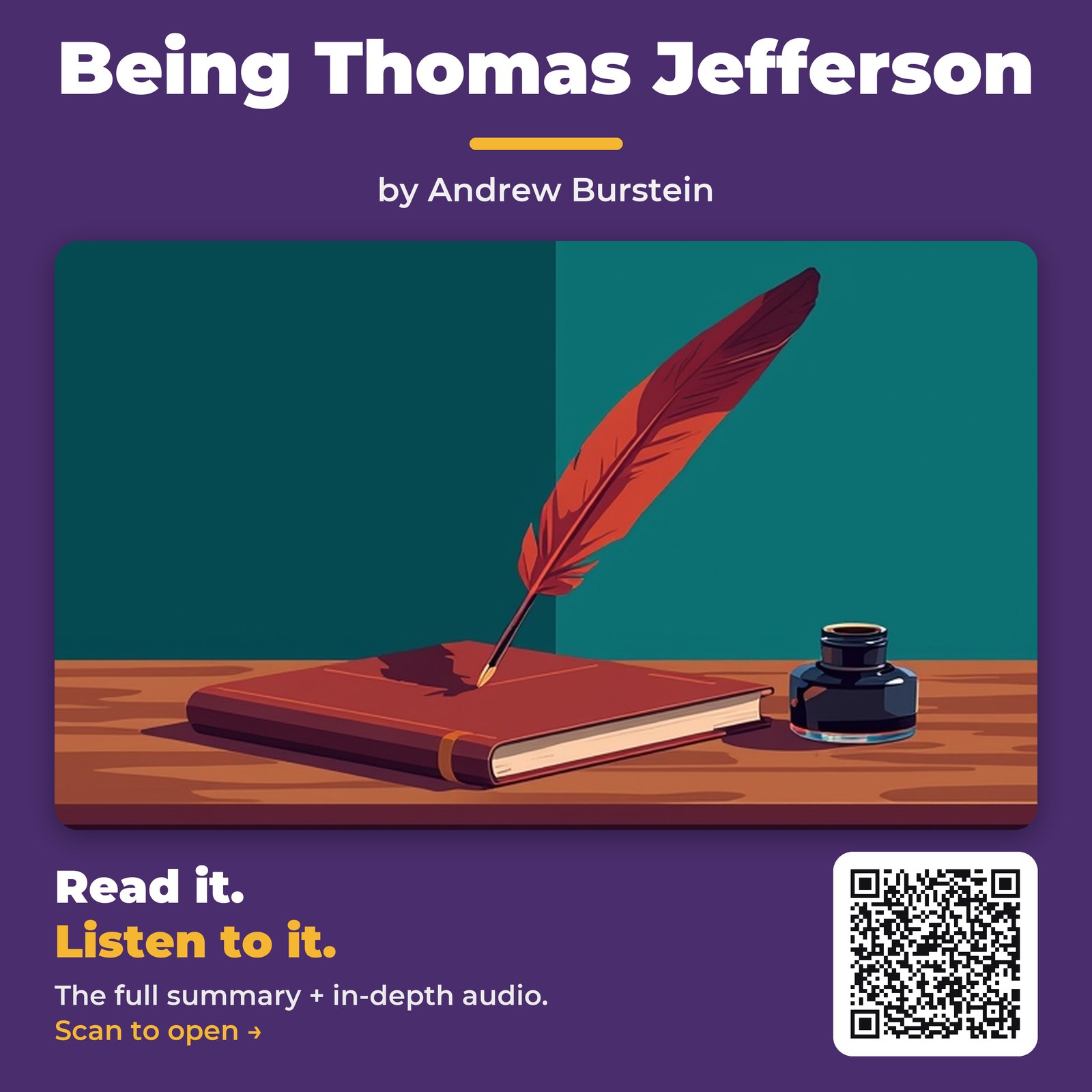 Being Thomas Jefferson by Andrew Burstein – Book Summary