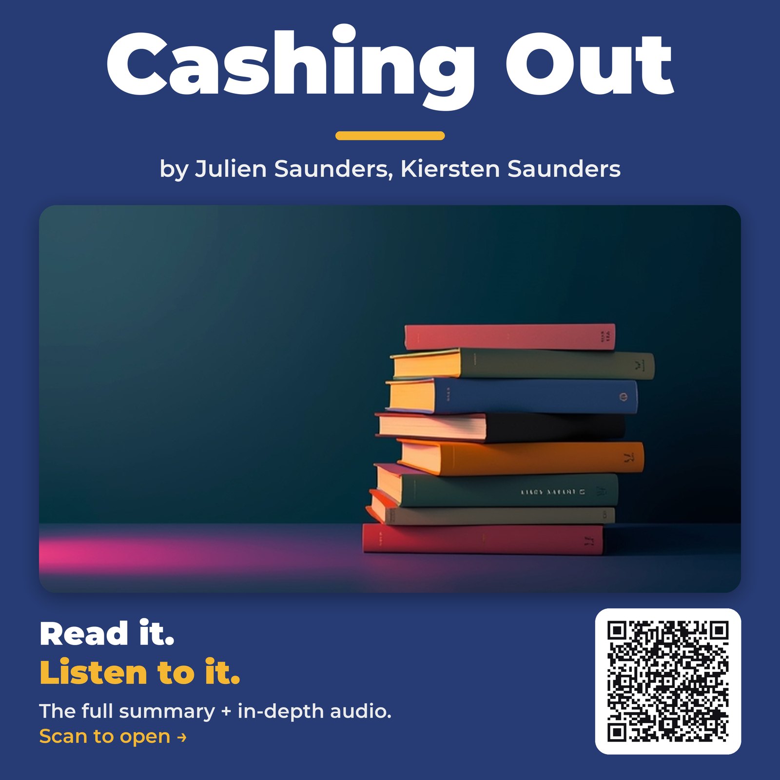 Cashing Out by Julien Saunders, Kiersten Saunders – Book Summary