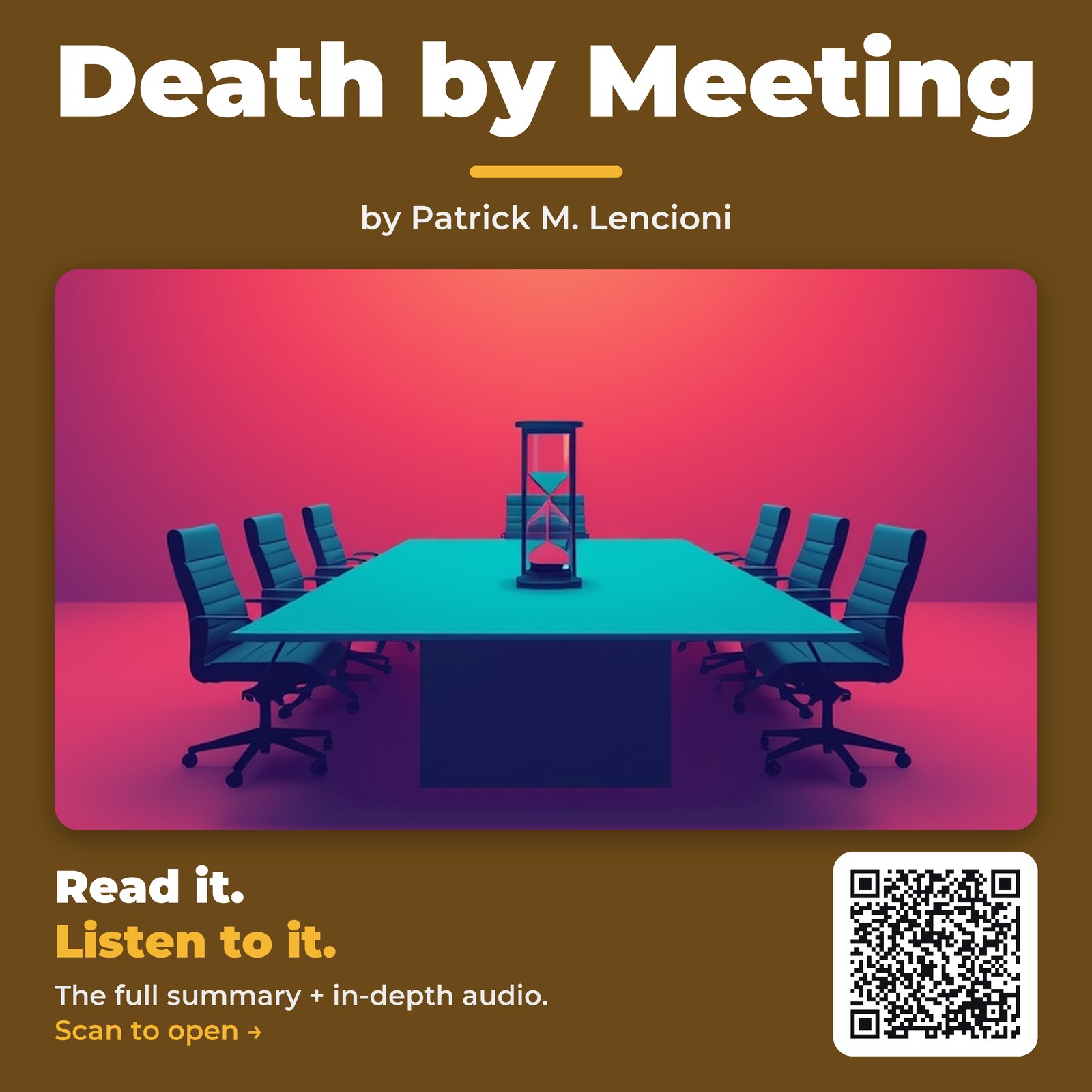 Death by Meeting — cover