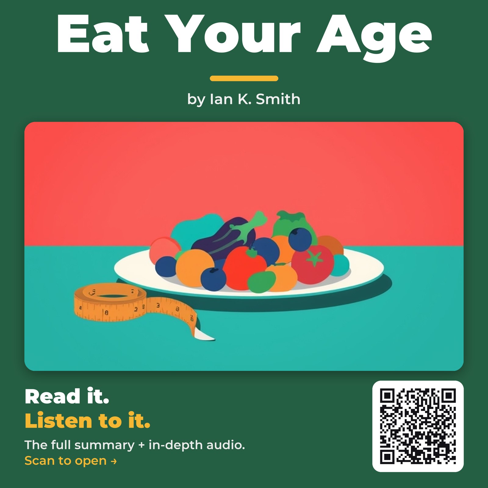 Eat Your Age by Ian K. Smith – Book Summary