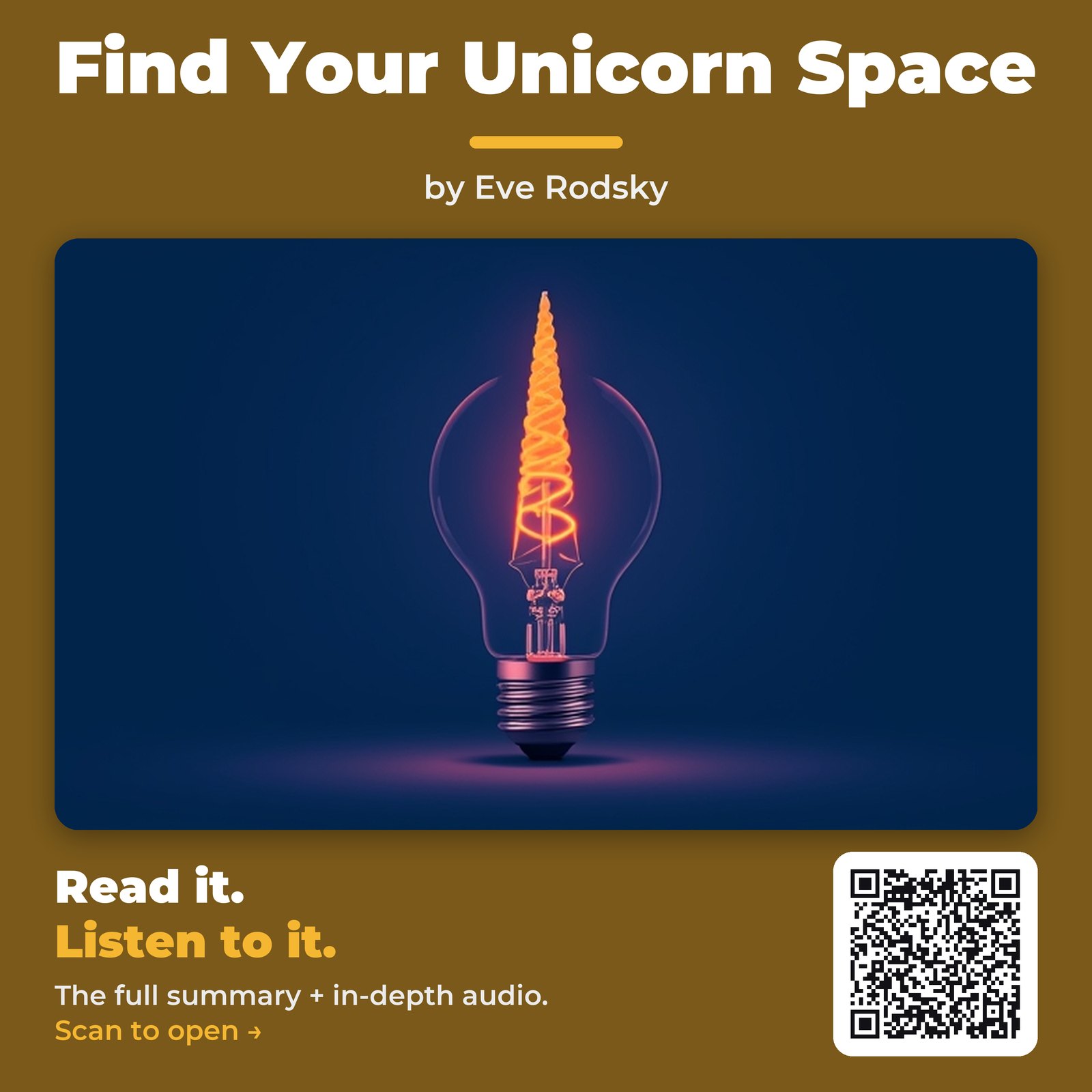 Find Your Unicorn Space by Eve Rodsky – Book Summary