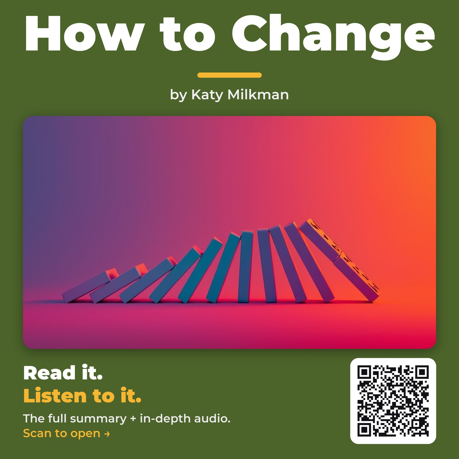 How to Change by Katy Milkman – Book Summary