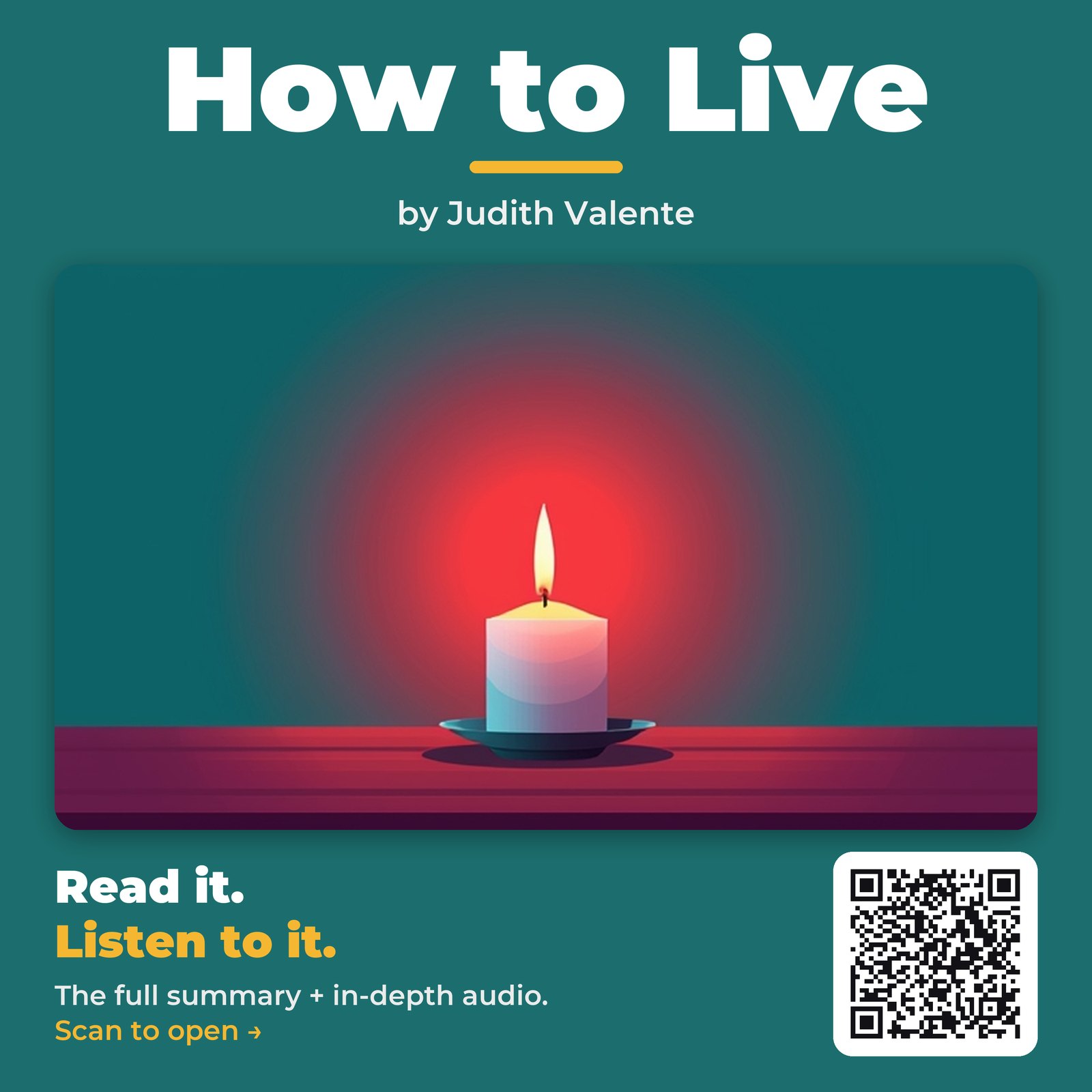 How to Live by Judith Valente – Book Summary