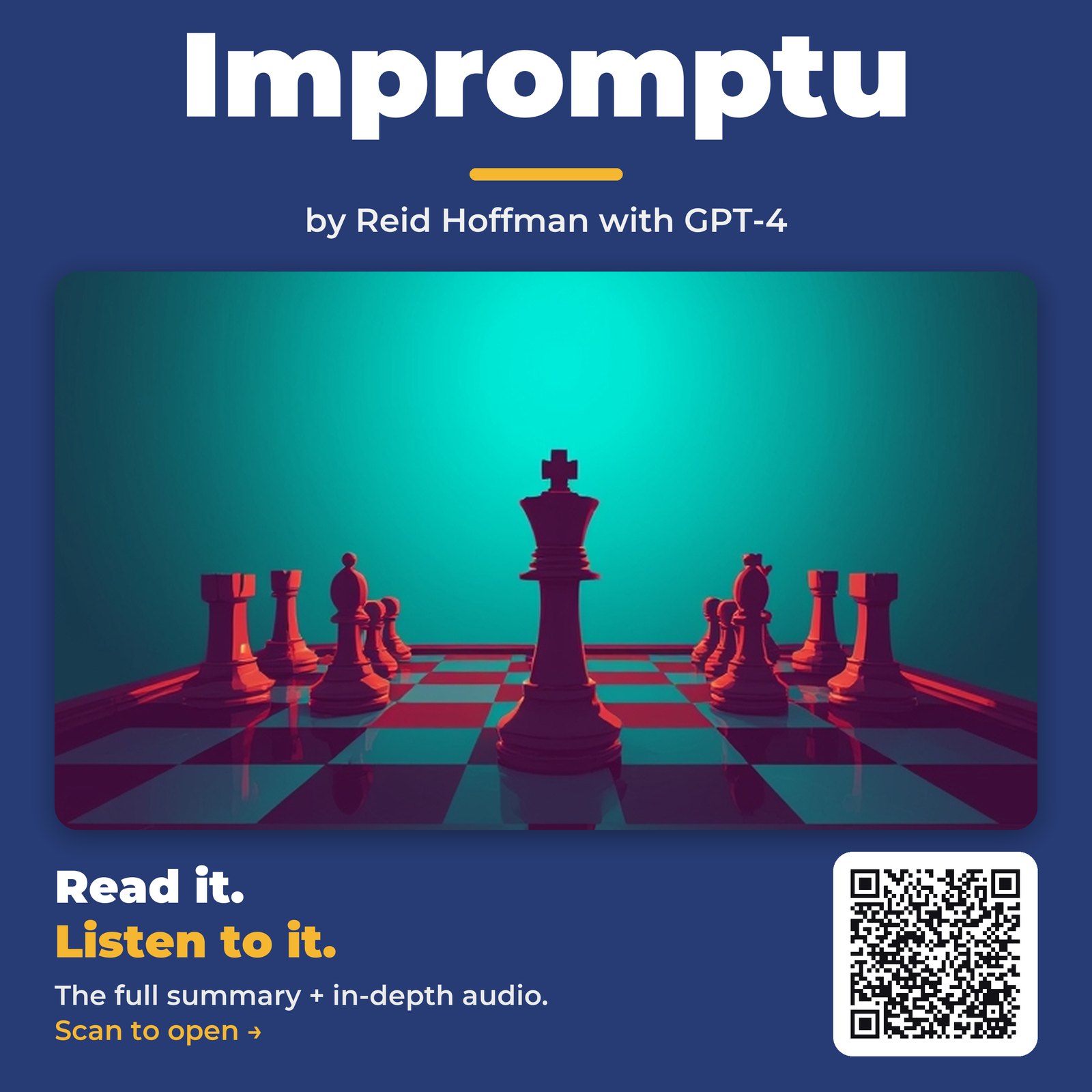 Impromptu by Reid Hoffman with GPT-4 – Book Summary