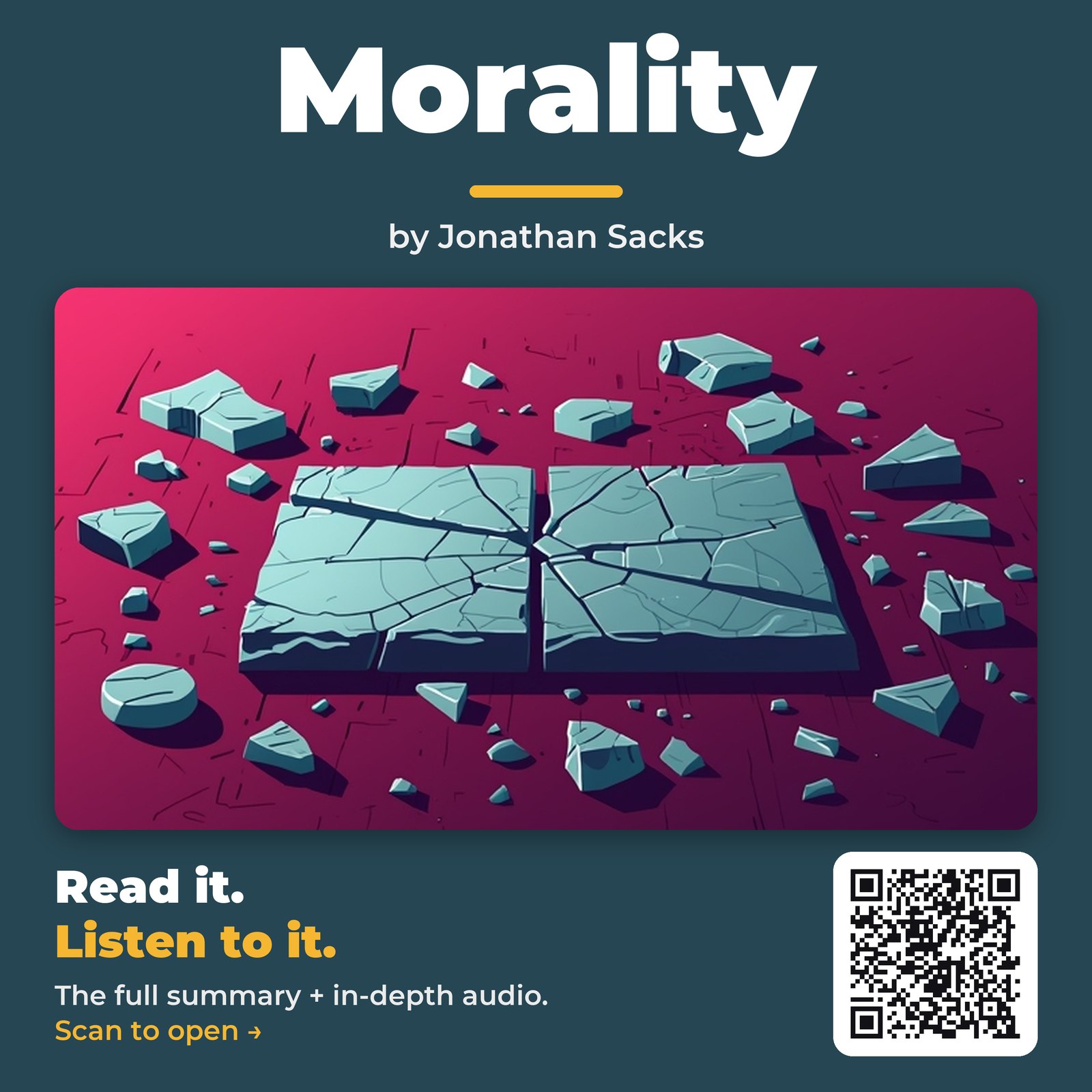 Morality by Jonathan Sacks – Book Summary