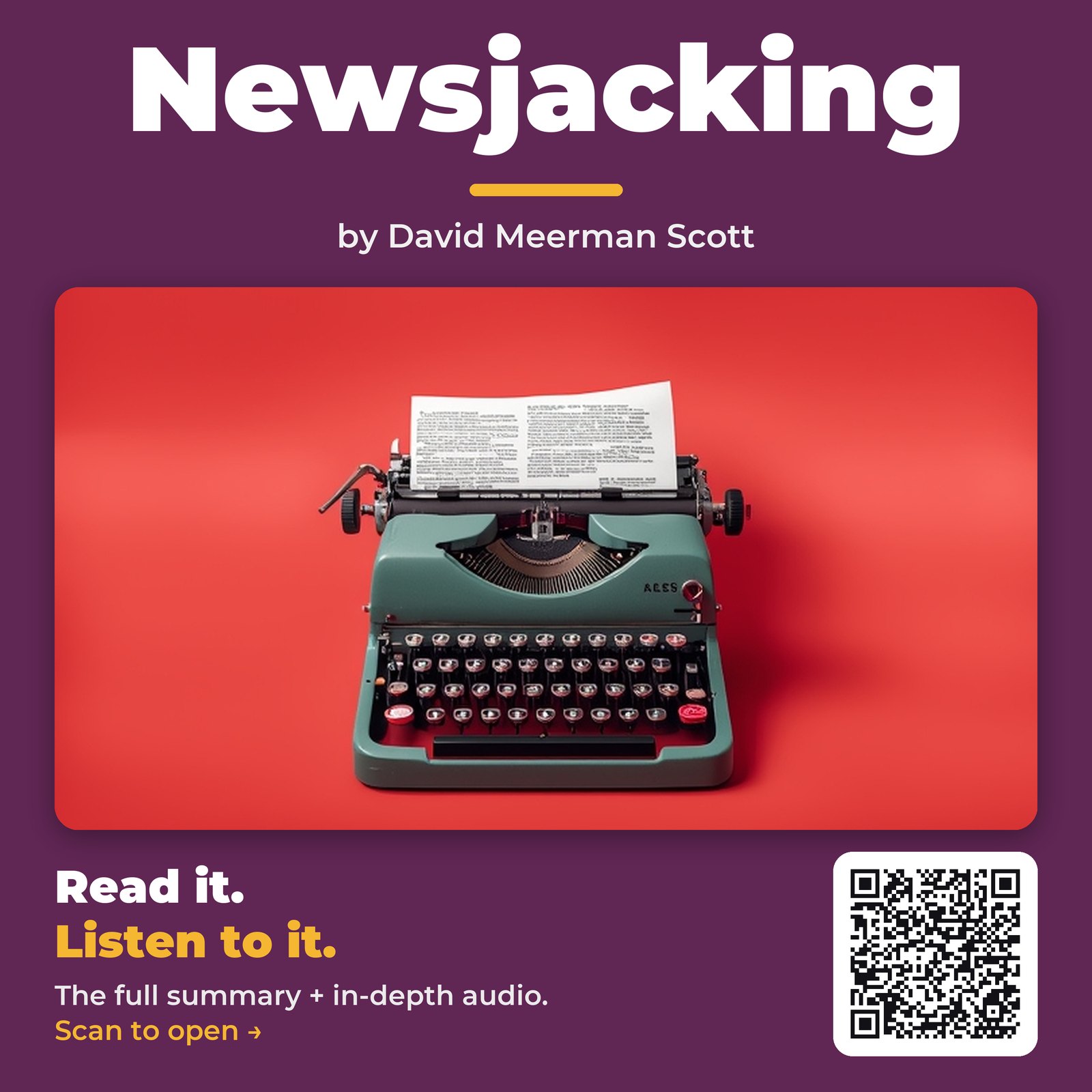 Newsjacking — cover
