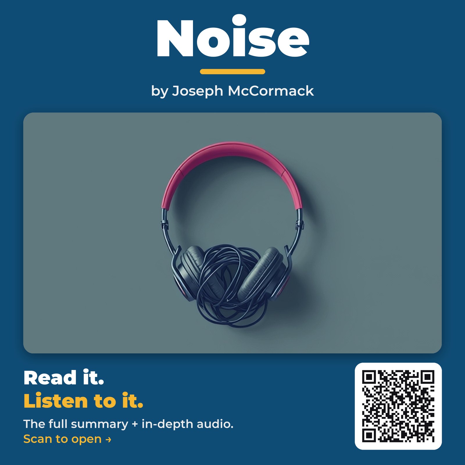 Noise by Joseph McCormack – Book Summary