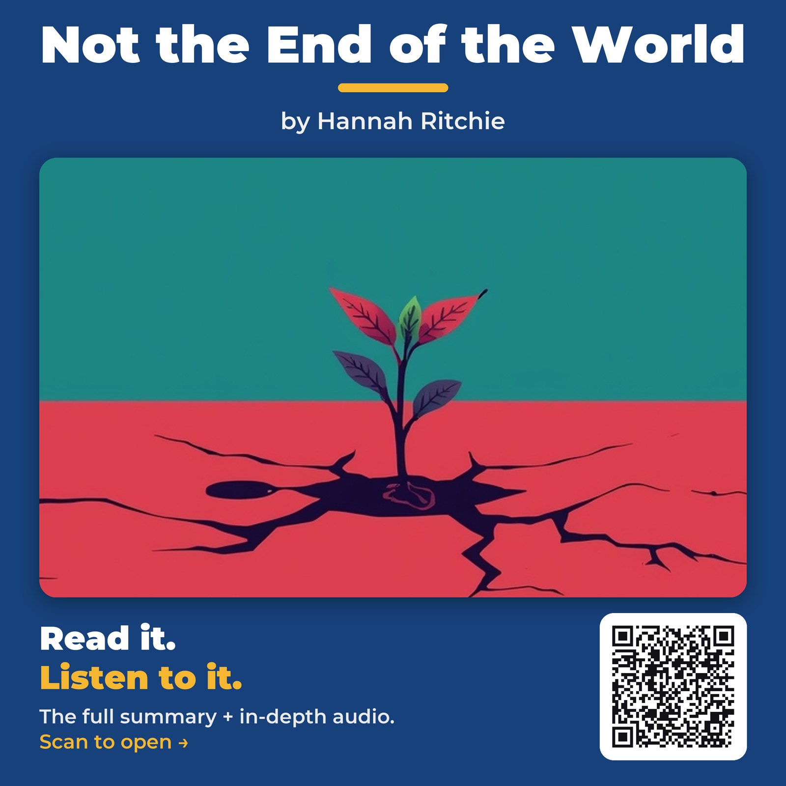 Not the End of the World by Hannah Ritchie – Book Summary