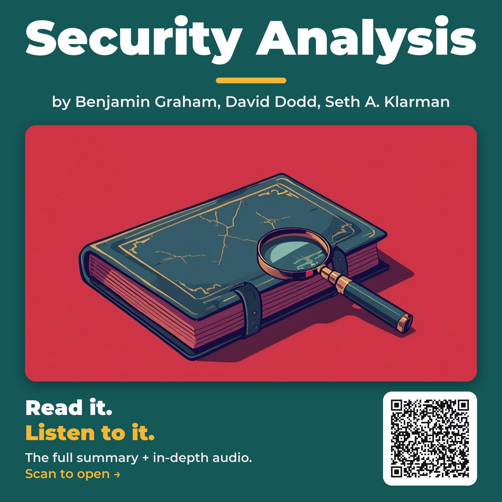 Security Analysis by Benjamin Graham, David Dodd, Seth A. Klarman – Book Summary